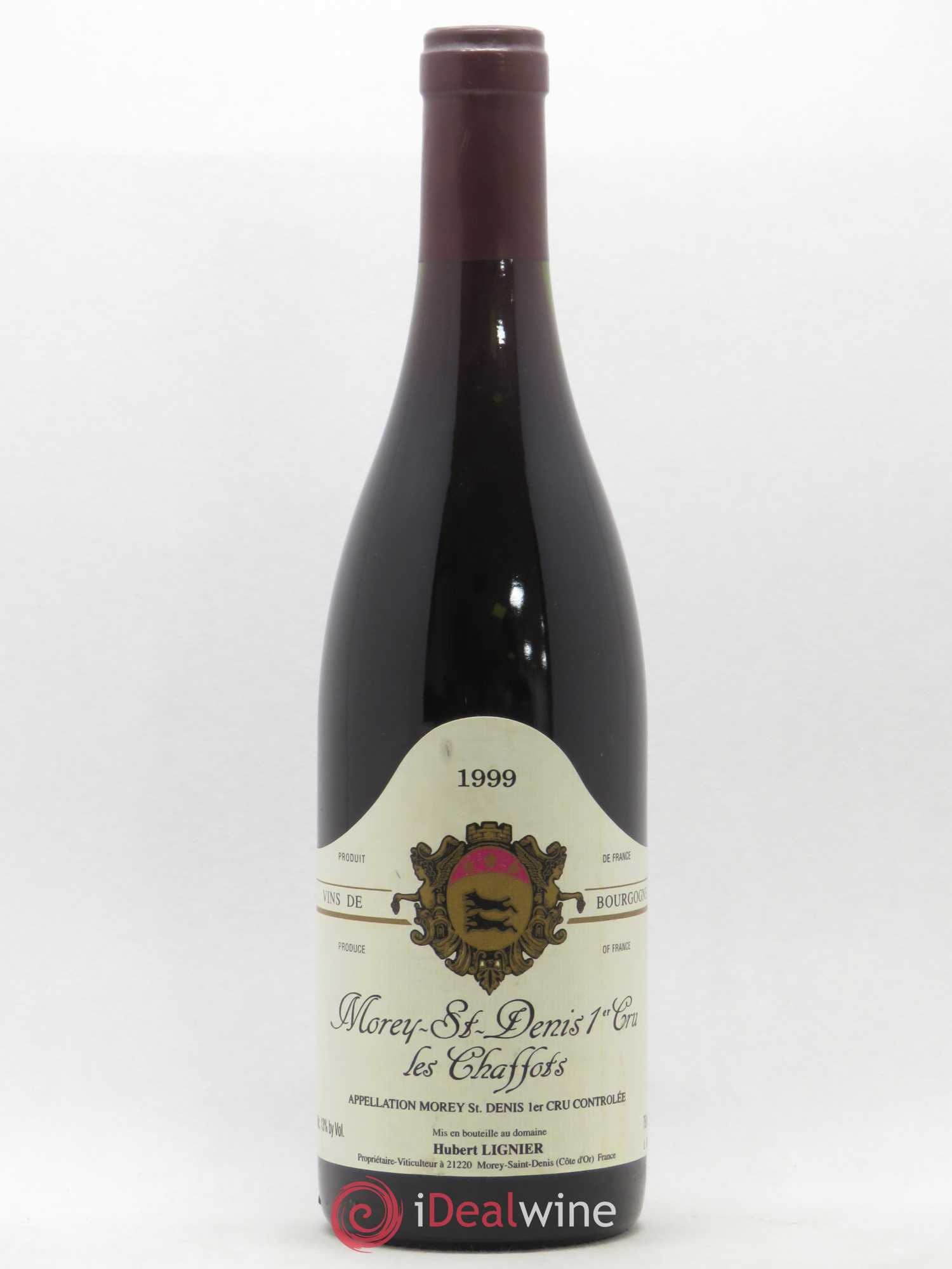 Morey-Saint-Denis 1er Cru Les Chaffots Hubert Lignier (Domaine) 1999 - Lotto di 1 bottiglia - 0