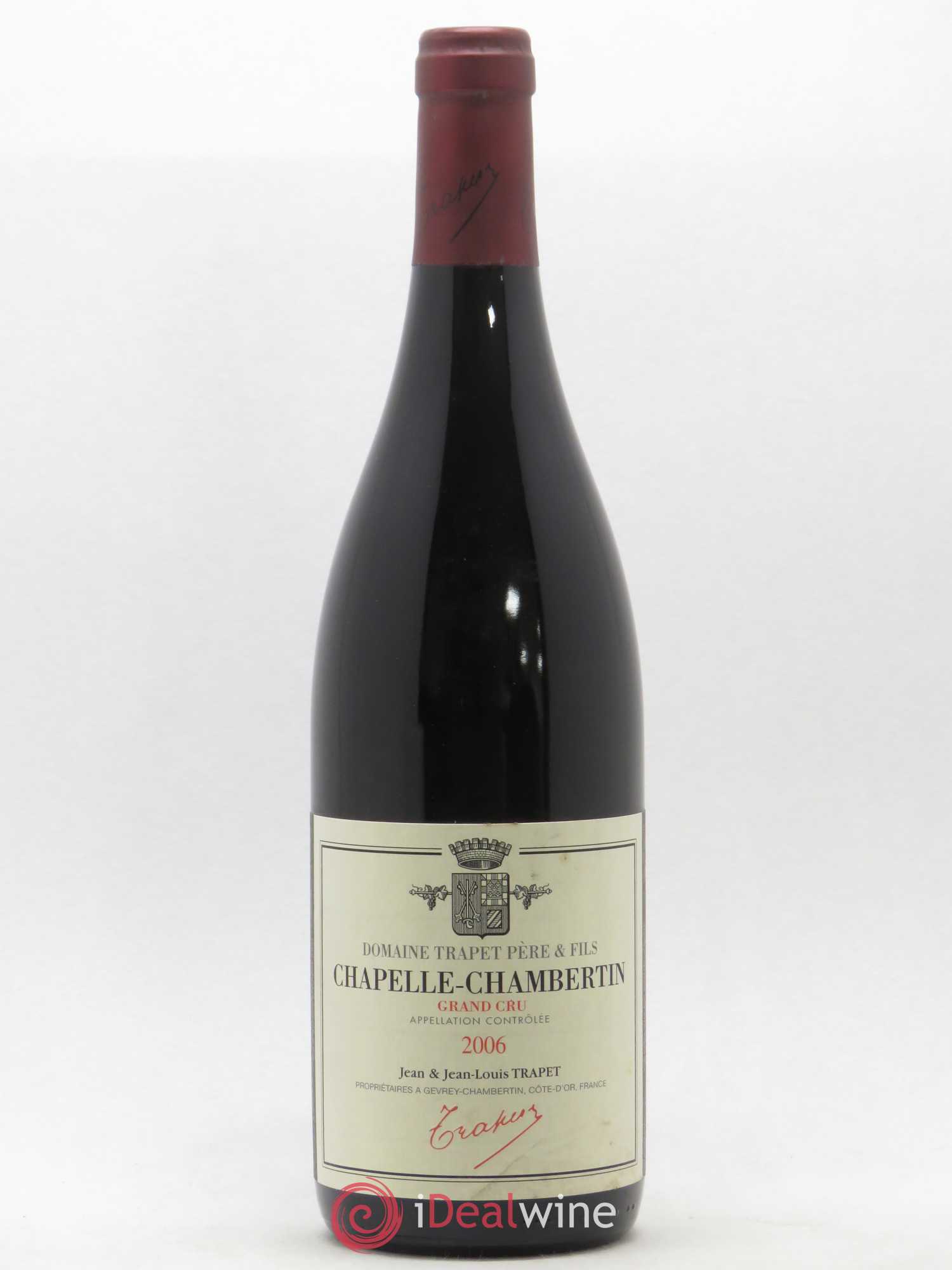 Chapelle-Chambertin Grand Cru Domaine Trapet 2006 - Lot de 1 bouteille - 0