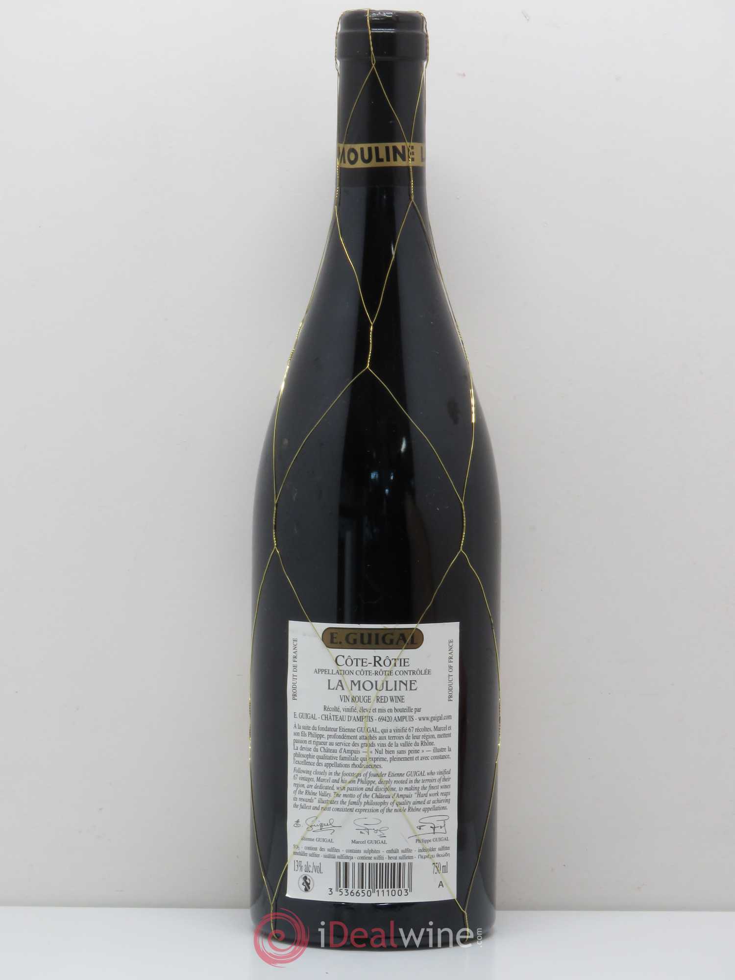 Côte-Rôtie La Mouline Guigal 2009 - Lot de 1 bouteille - 1