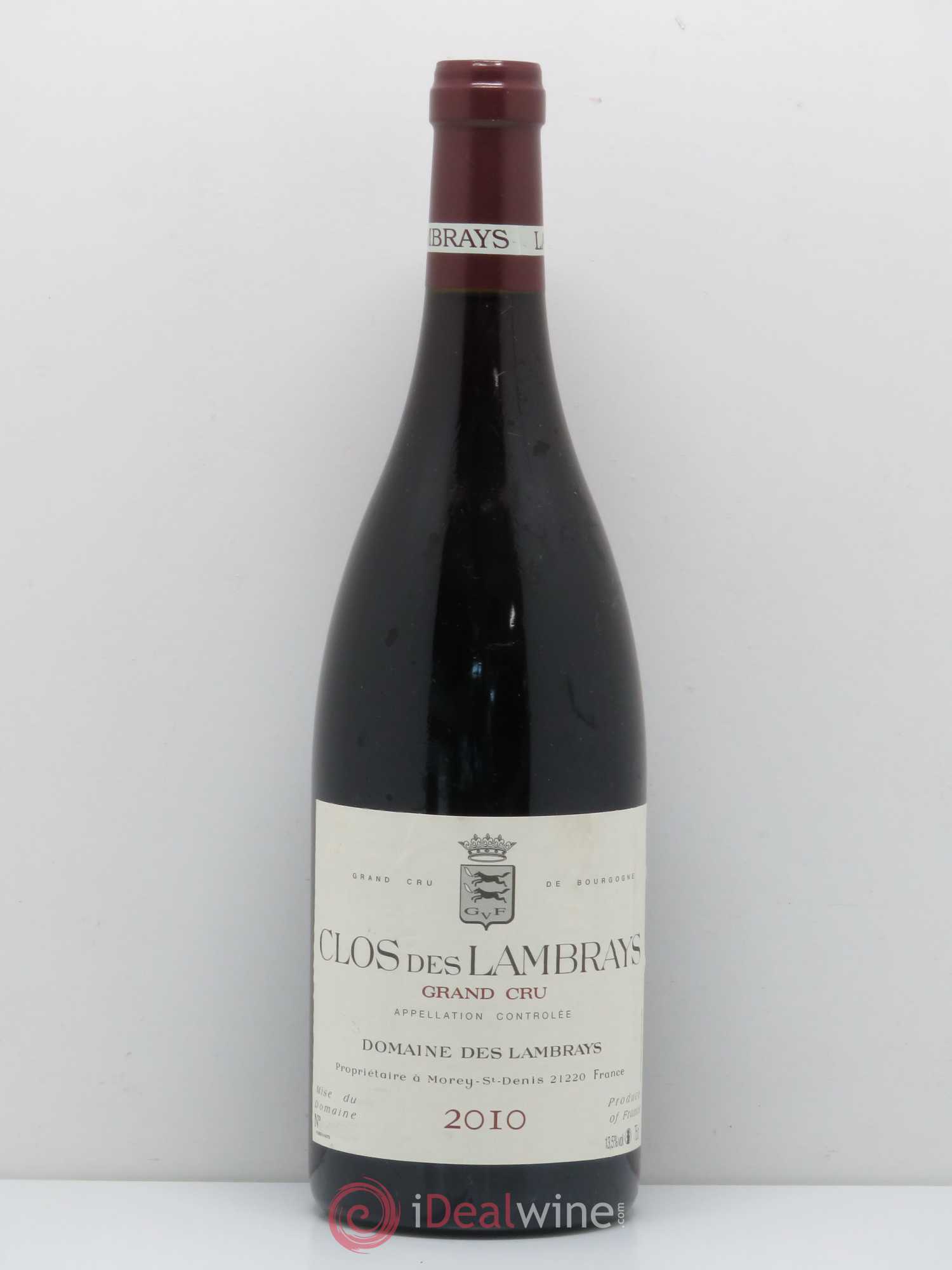 Clos des Lambrays Grand Cru Domaine des Lambrays 2010 - Lot de 1 bouteille - 0