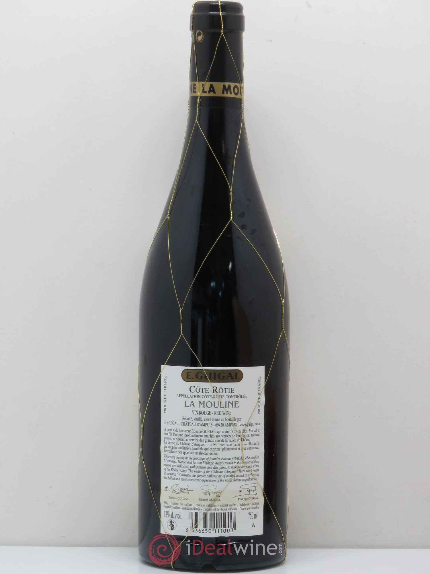 Côte-Rôtie La Mouline Guigal 2010 - Lot de 1 bouteille - 1