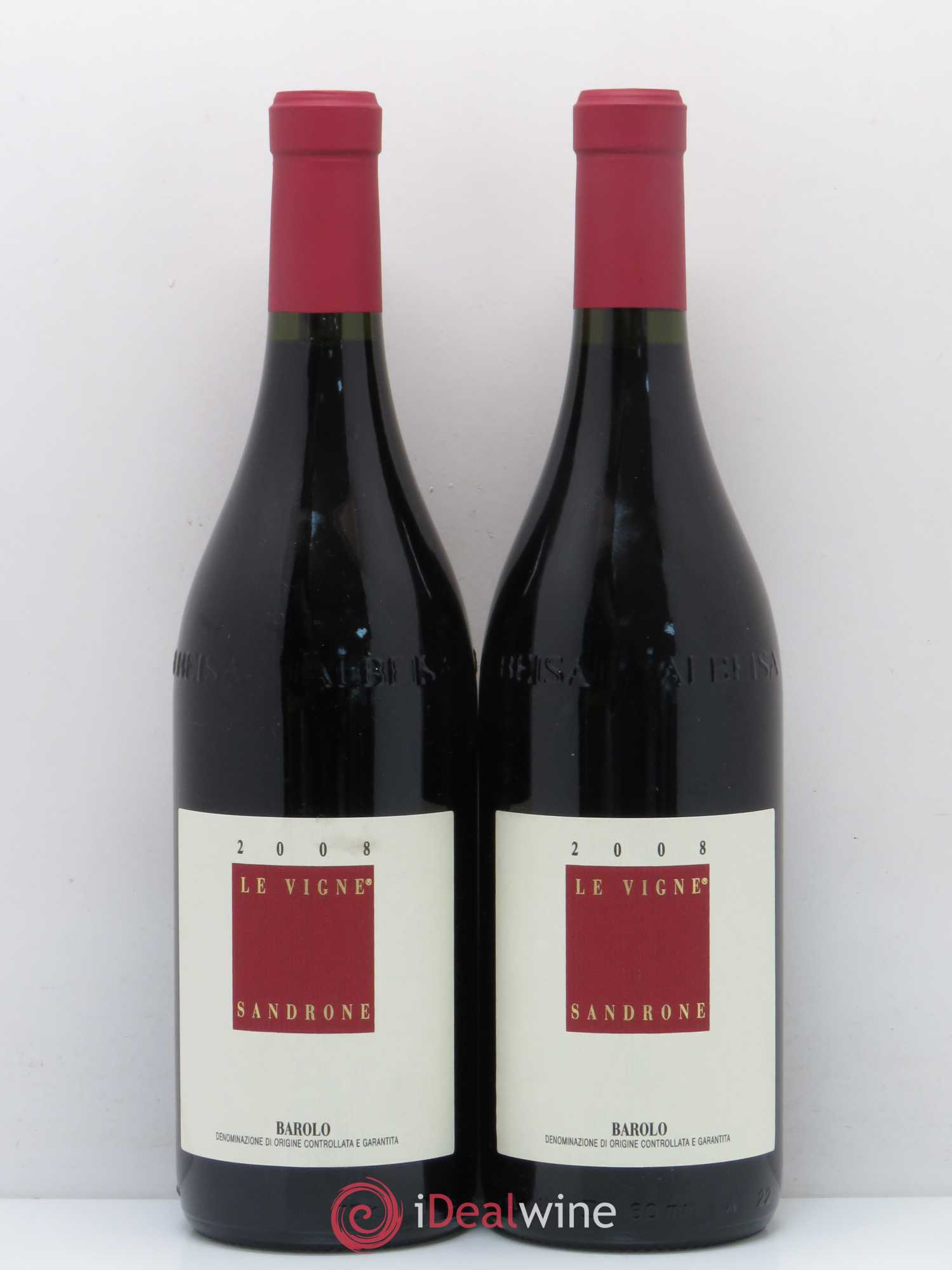 Barolo DOCG Le Vigne Luciano Sandrone 2008 - Lot de 2 bouteilles - 0