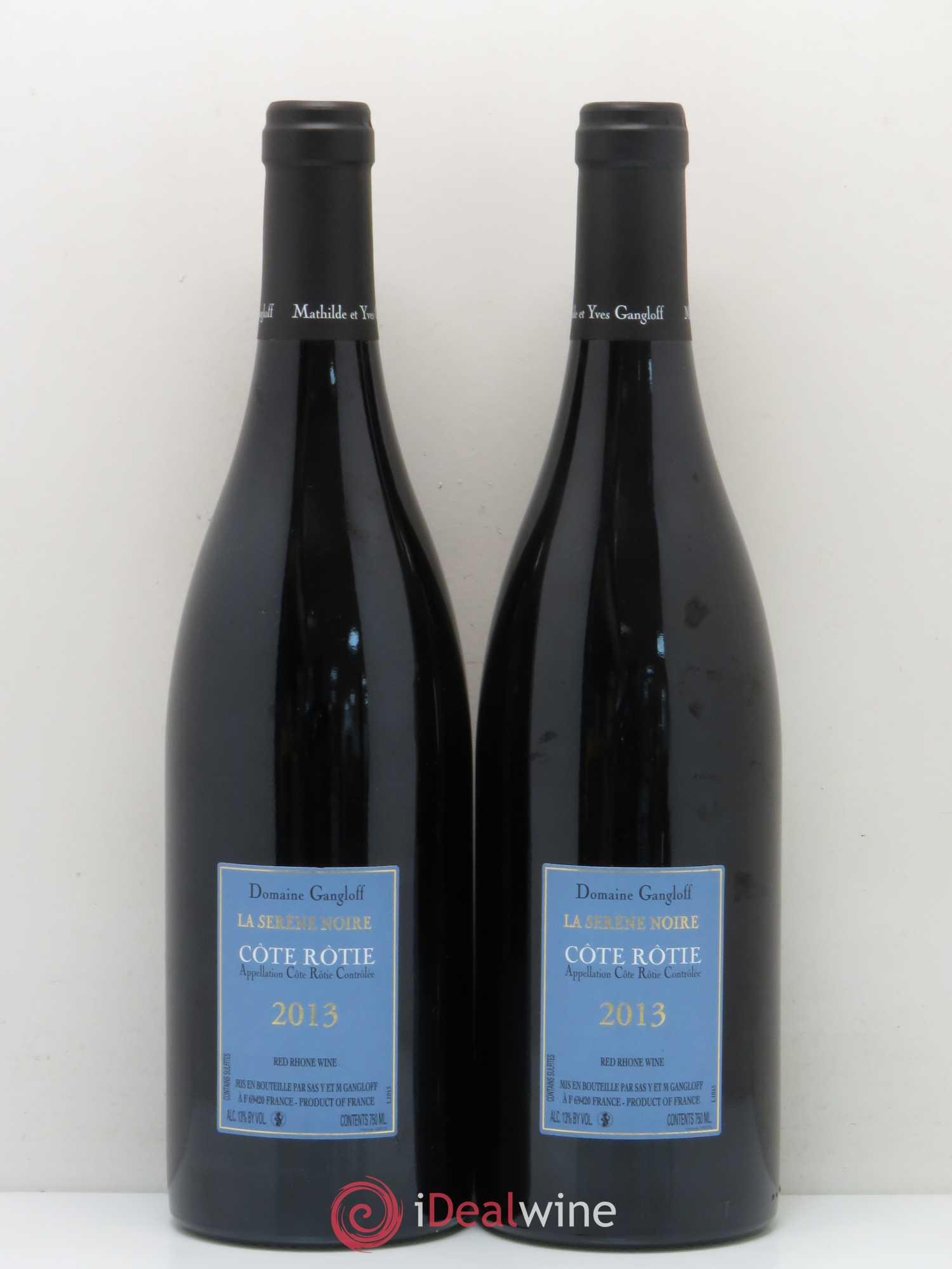 Côte-Rôtie La Sereine Noire Gangloff (Domaine) 2013 - Lot de 2 bouteilles - 1