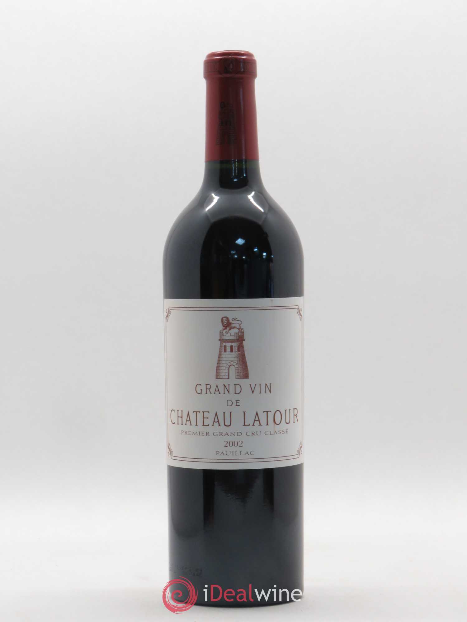 Château Latour 1er Grand Cru Classé 2002 - Lot de 1 bouteille - 0