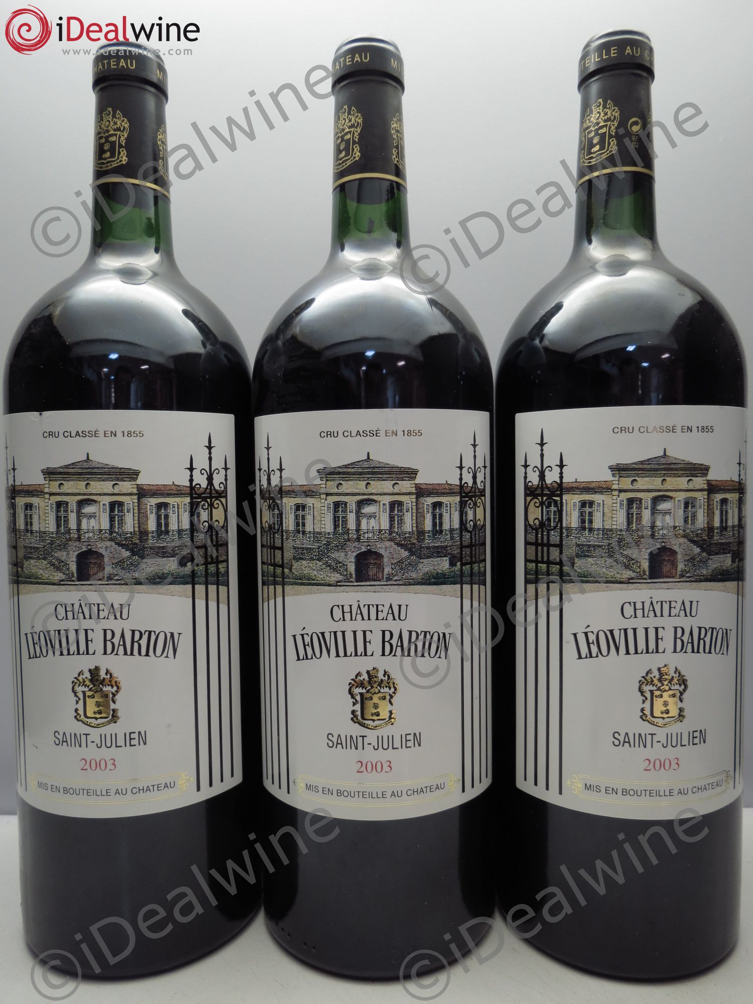 Château Léoville Barton 2ème Grand Cru Classé 2003 - Lot de 3 magnums - 0