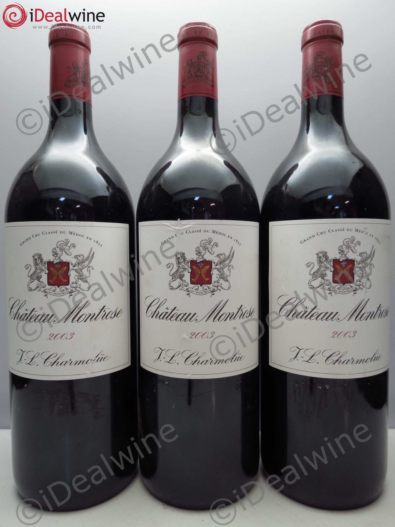 Château Montrose 2ème Grand Cru Classé 2003 - Lot de 3 magnums - 0