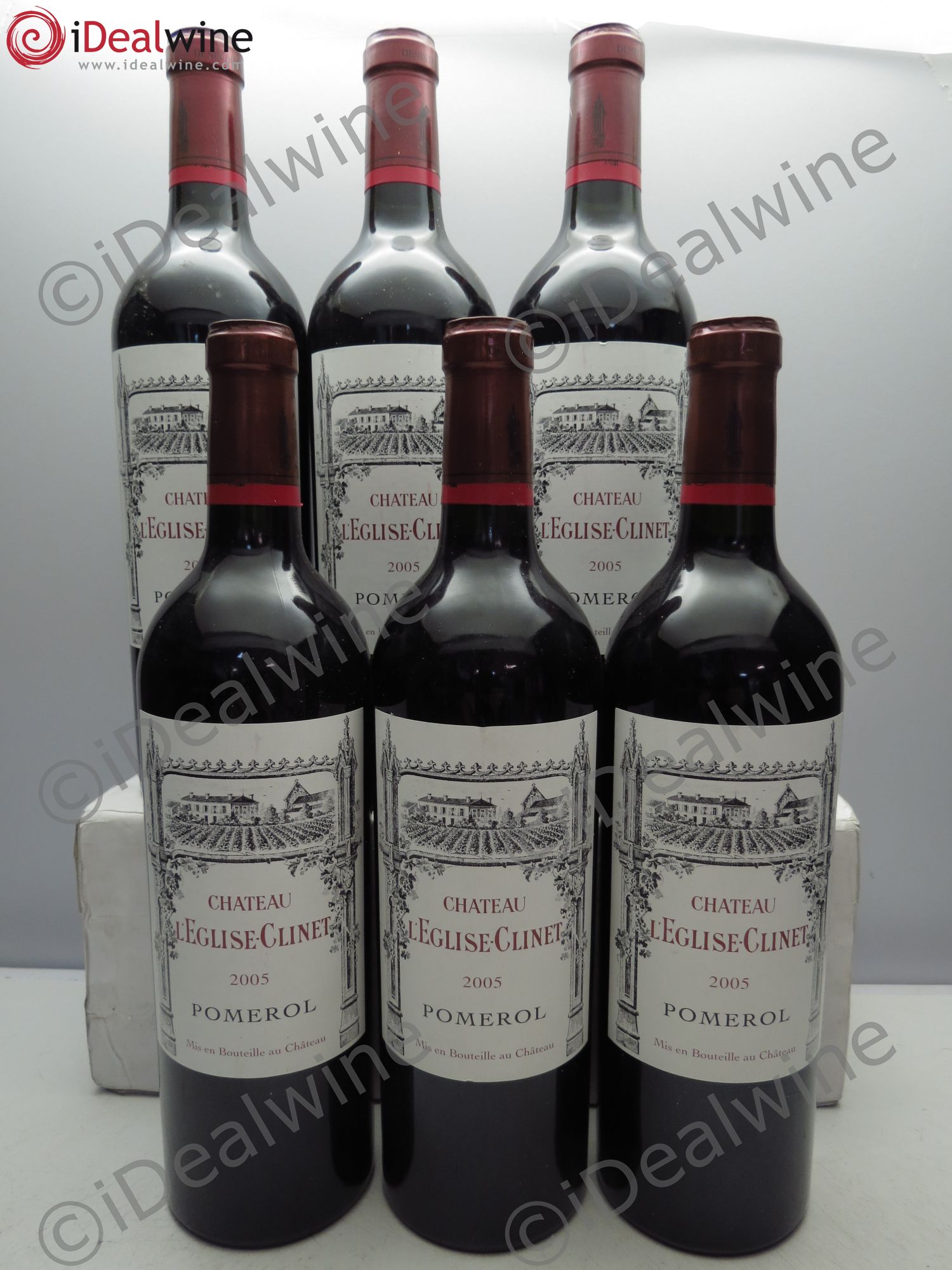 Château l' Église Clinet 2005 - Lot de 6 bouteilles - 0