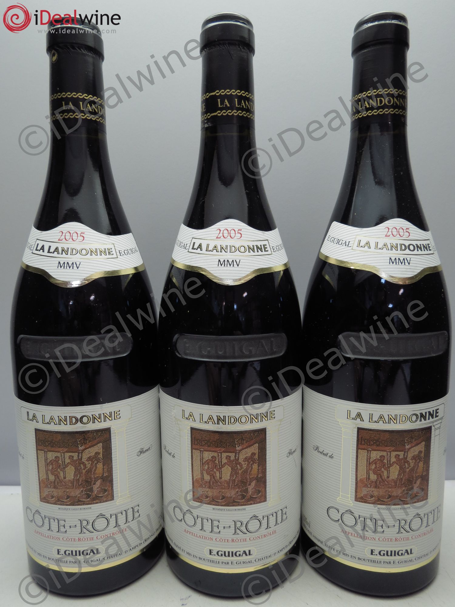 Côte-Rôtie La Landonne Guigal 2005 - Lot de 3 bouteilles - 0