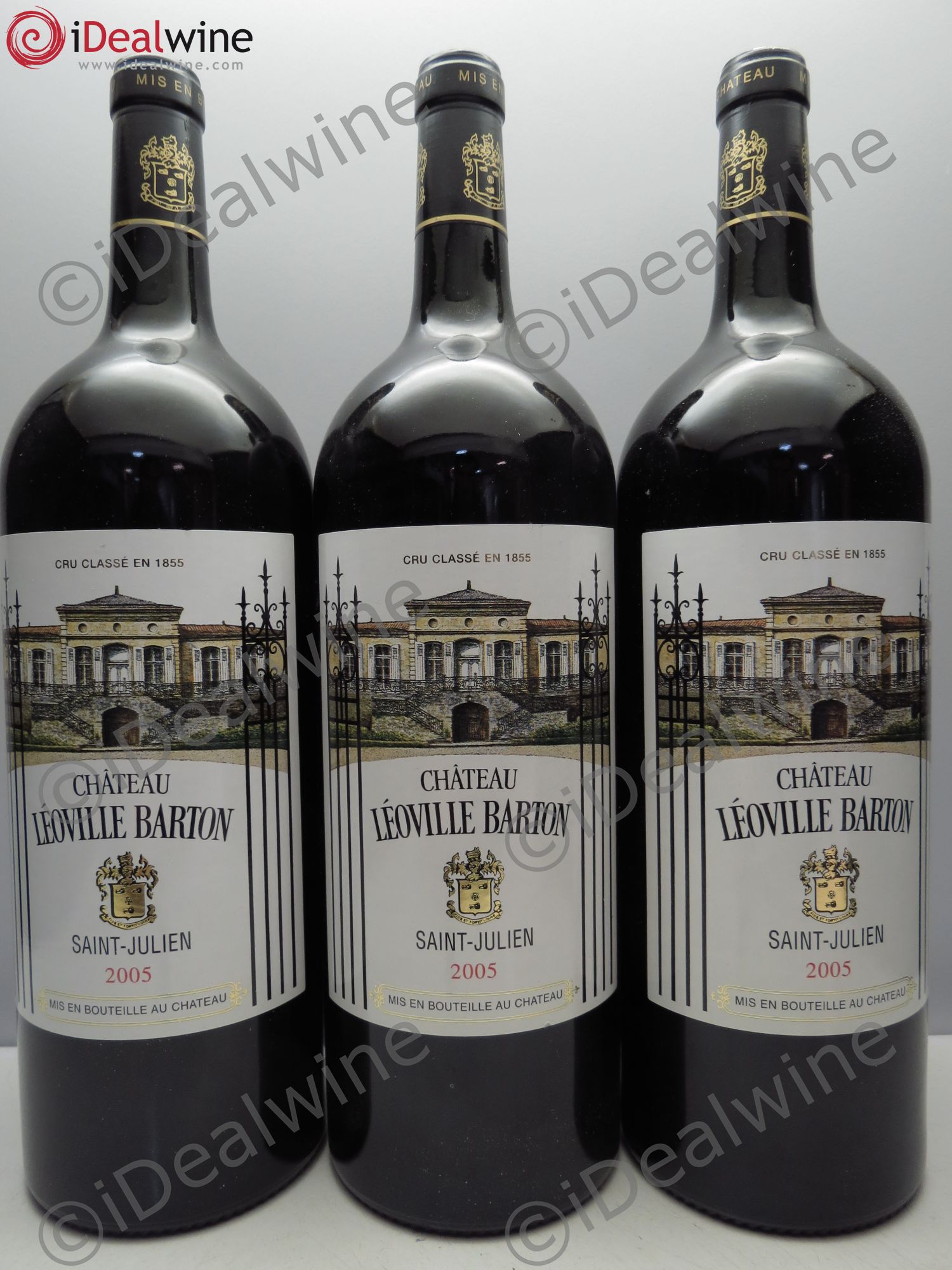 Château Léoville Barton 2ème Grand Cru Classé 2005 - Lot de 3 magnums - 0