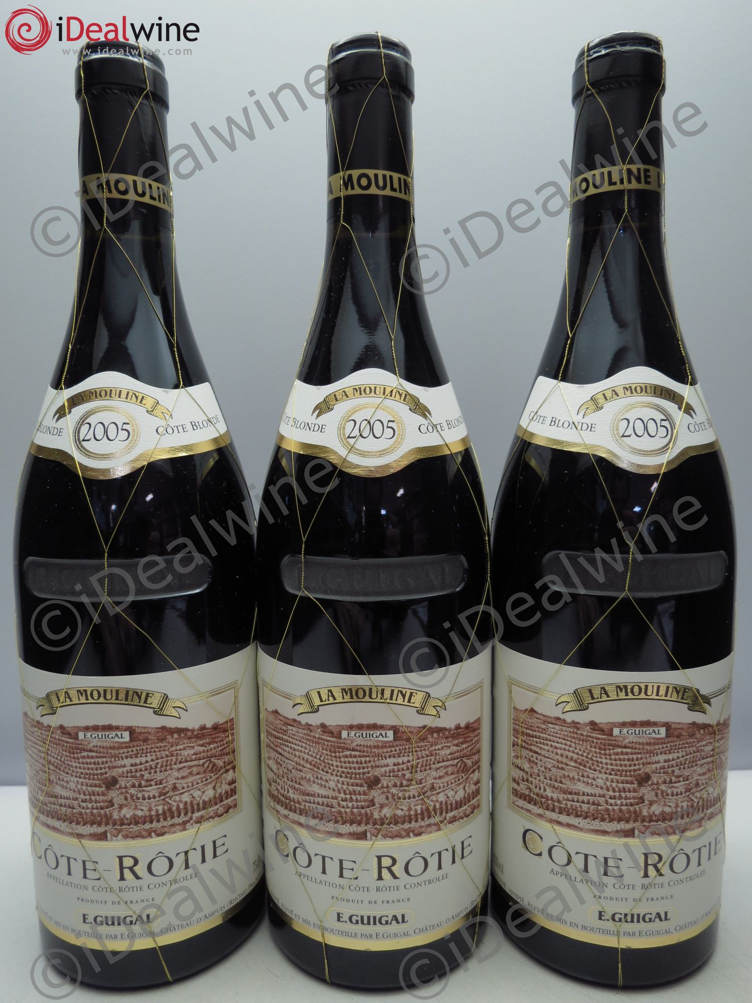 Côte-Rôtie La Mouline Guigal 2005 - Lot de 3 bouteilles - 0