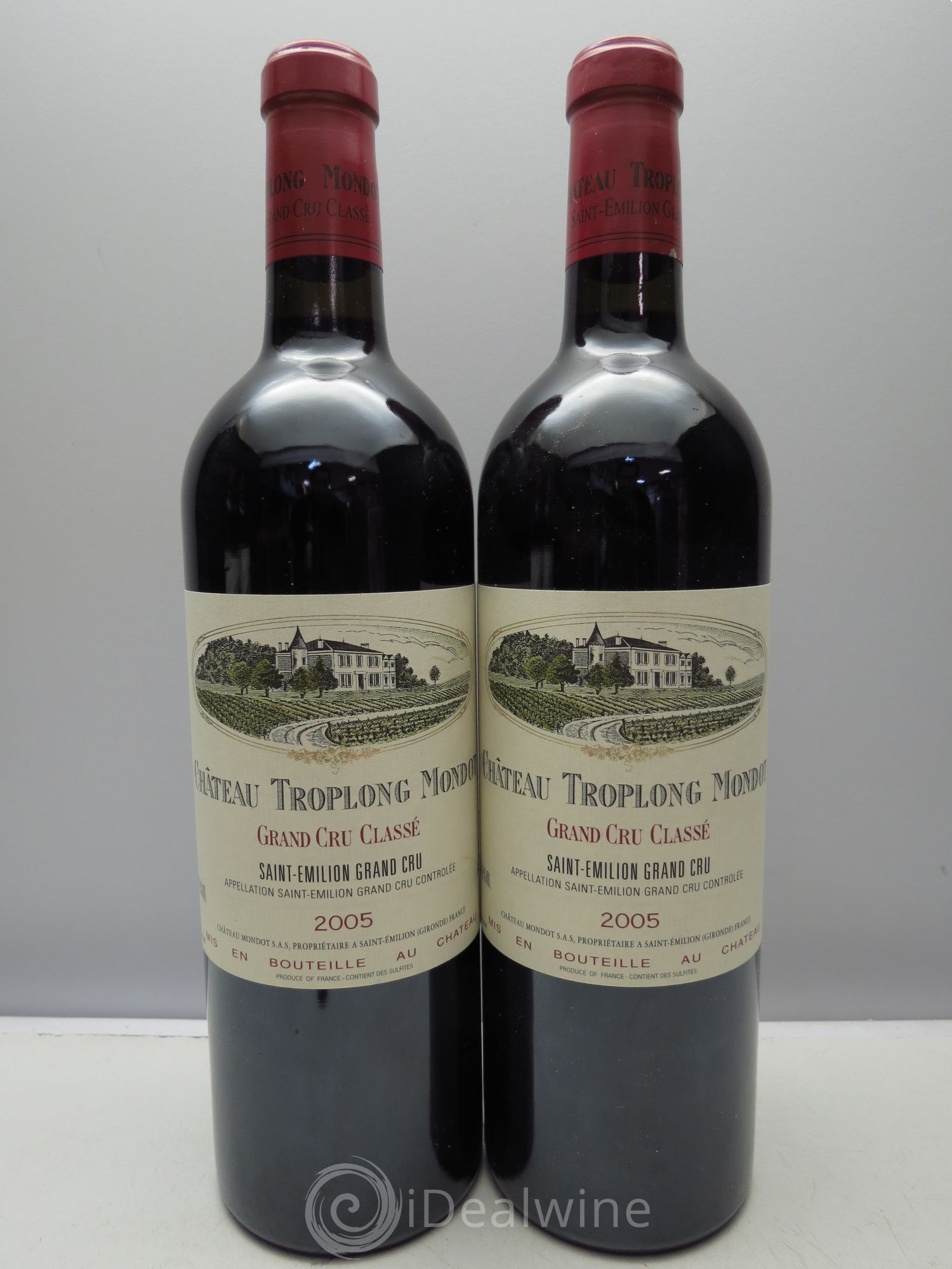 Château Troplong Mondot 1er Grand Cru Classé B 2005 - Lot de 6 bouteilles - 2