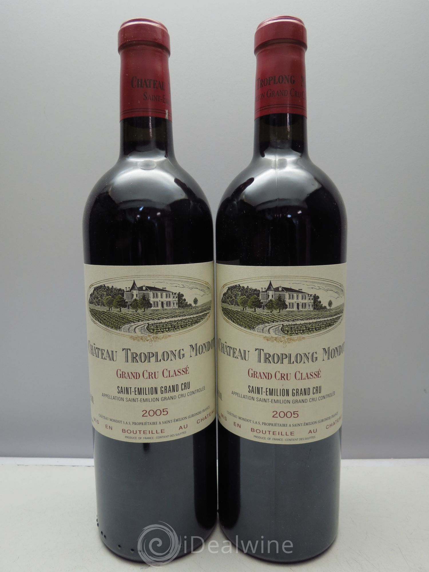 Château Troplong Mondot 1er Grand Cru Classé B 2005 - Lot de 6 bouteilles - 3
