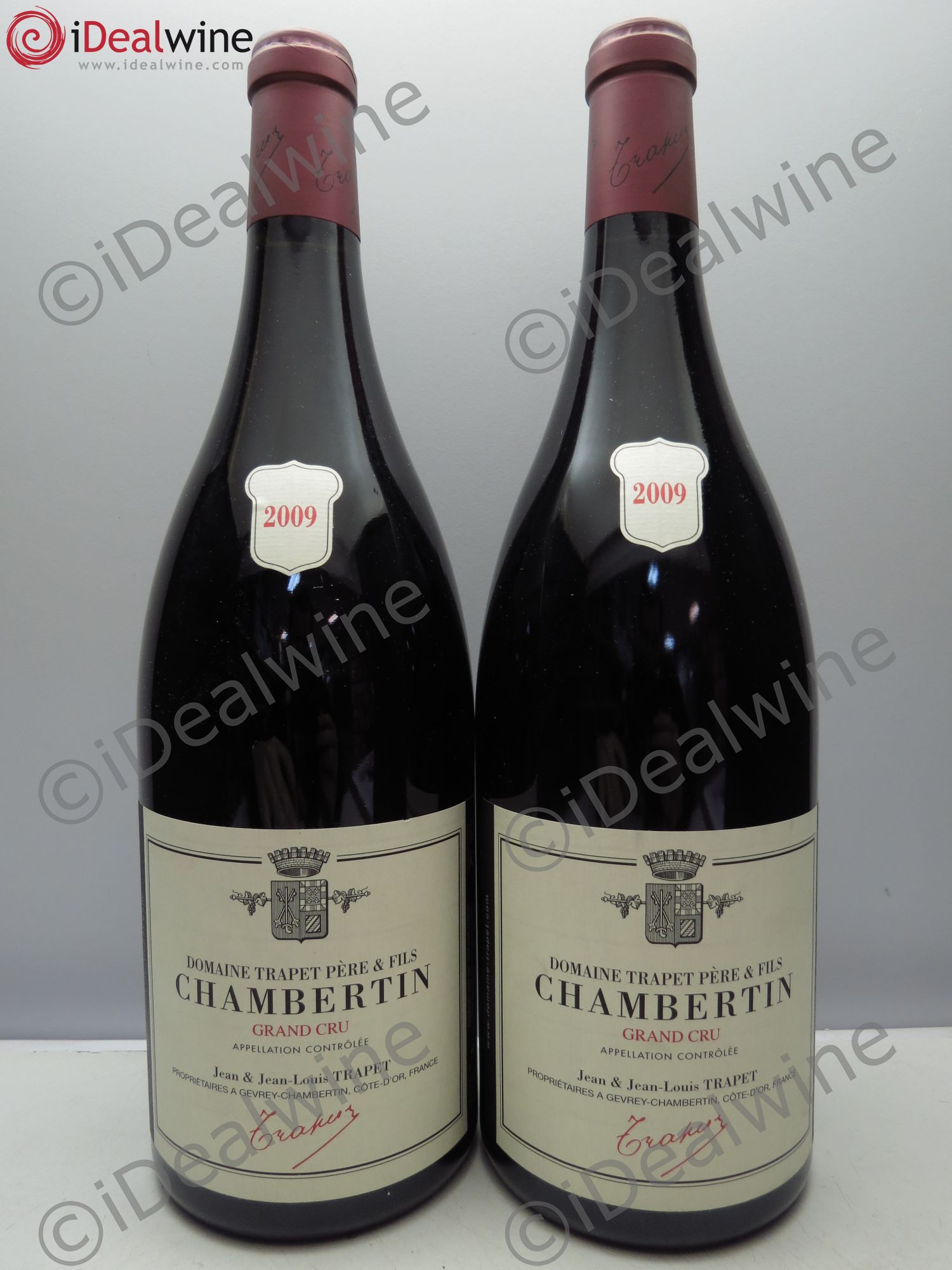 Chambertin Grand Cru Domaine Trapet 2009 - Lot de 2 magnums - 0