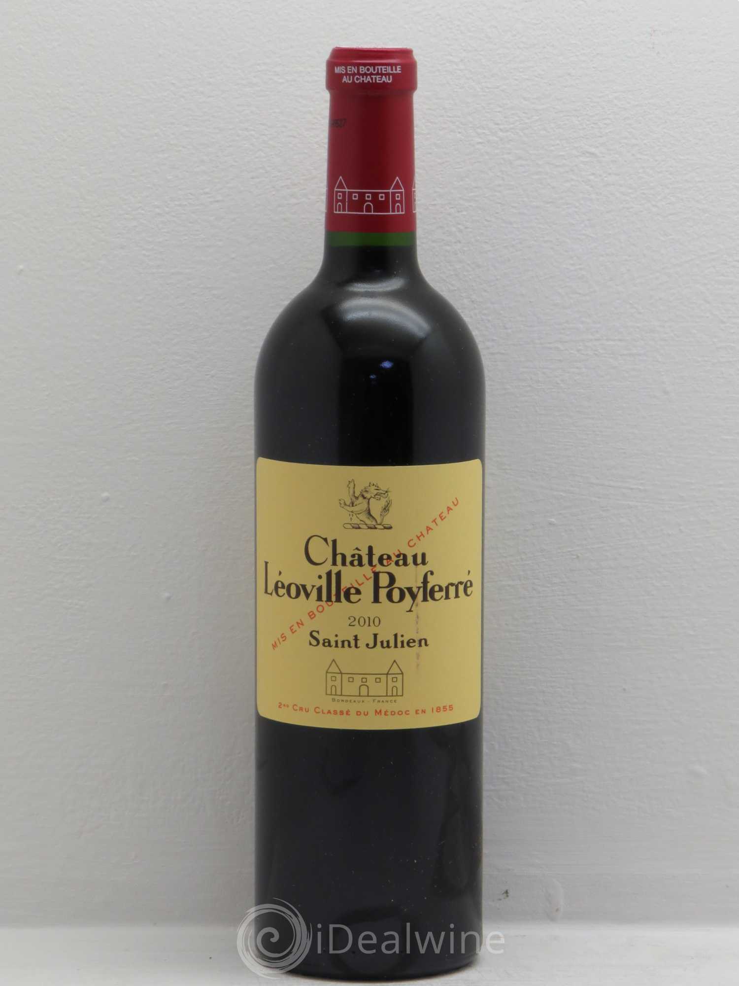 Château Léoville Poyferré 2ème Grand Cru Classé 2010 - Lot de 6 bouteilles - 0