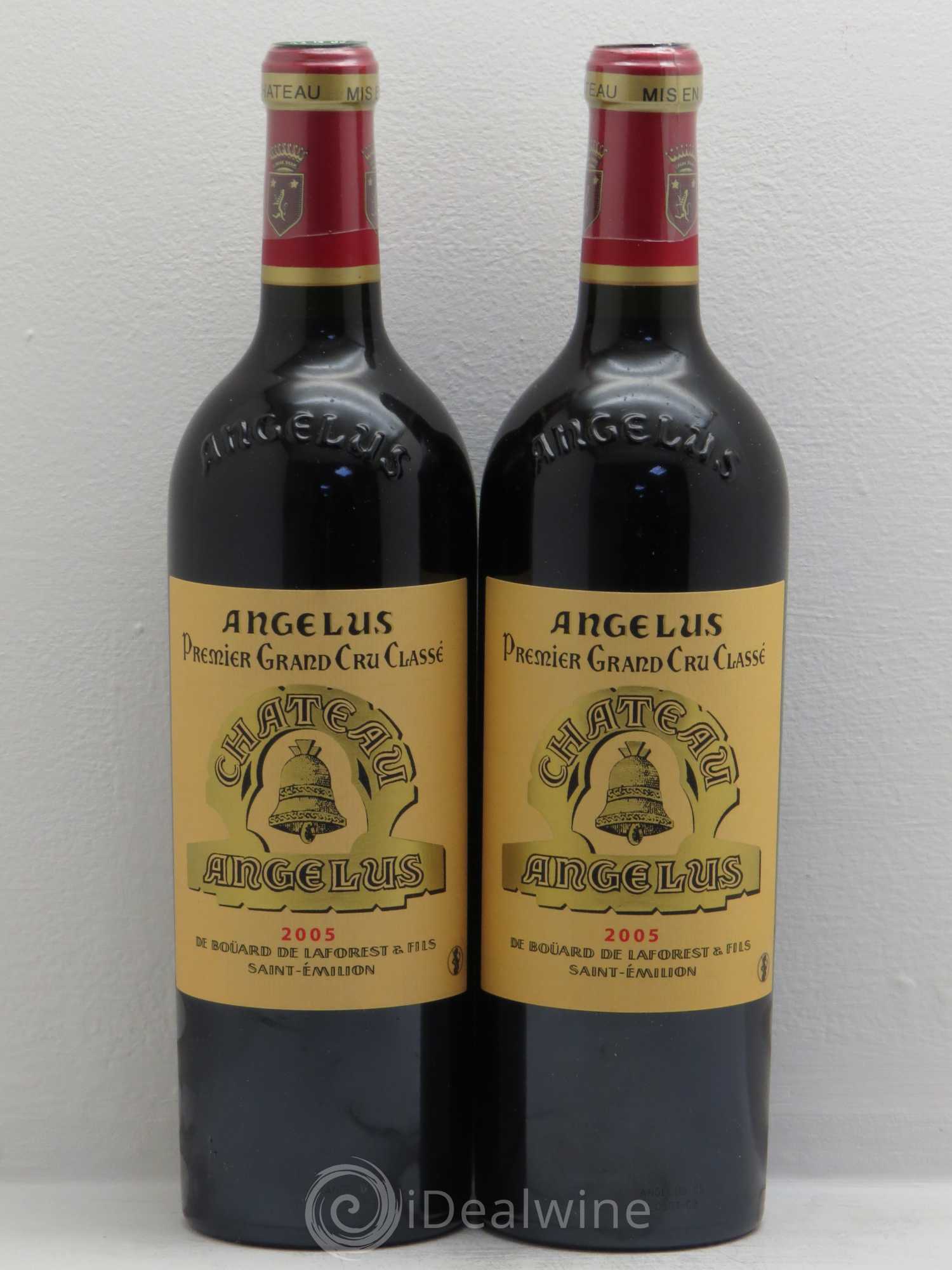 Château Angélus 1er Grand Cru Classé A 2005 - Lot de 2 bouteilles - 0