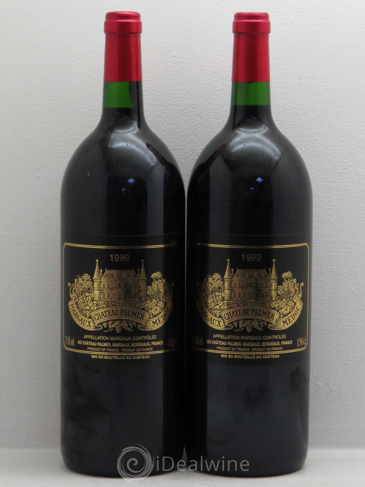 Château Palmer 3ème Grand Cru Classé 1999 - Lot de 2 magnums - 0