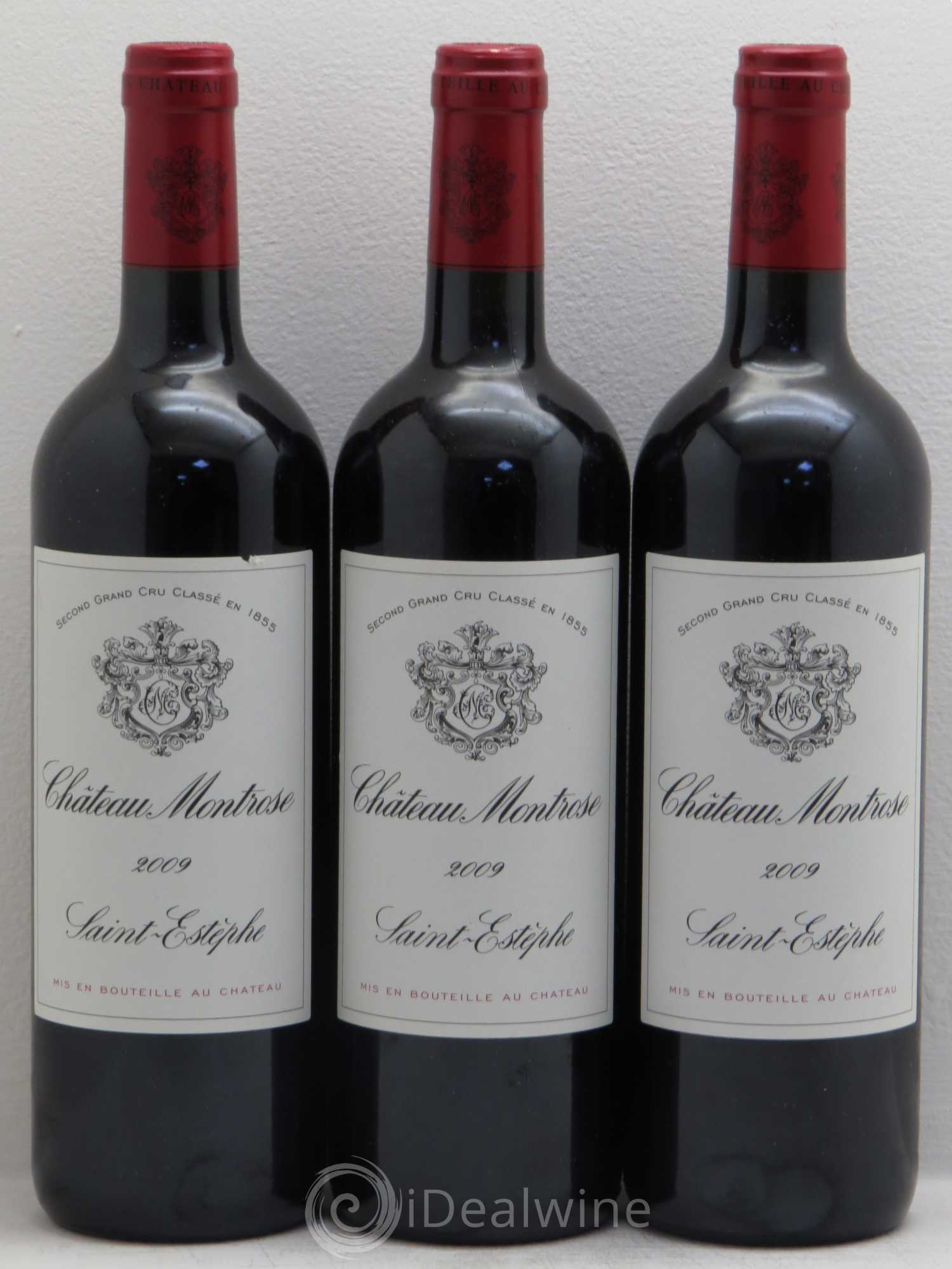 Château Montrose 2ème Grand Cru Classé 2009 - Lot de 3 bouteilles - 0