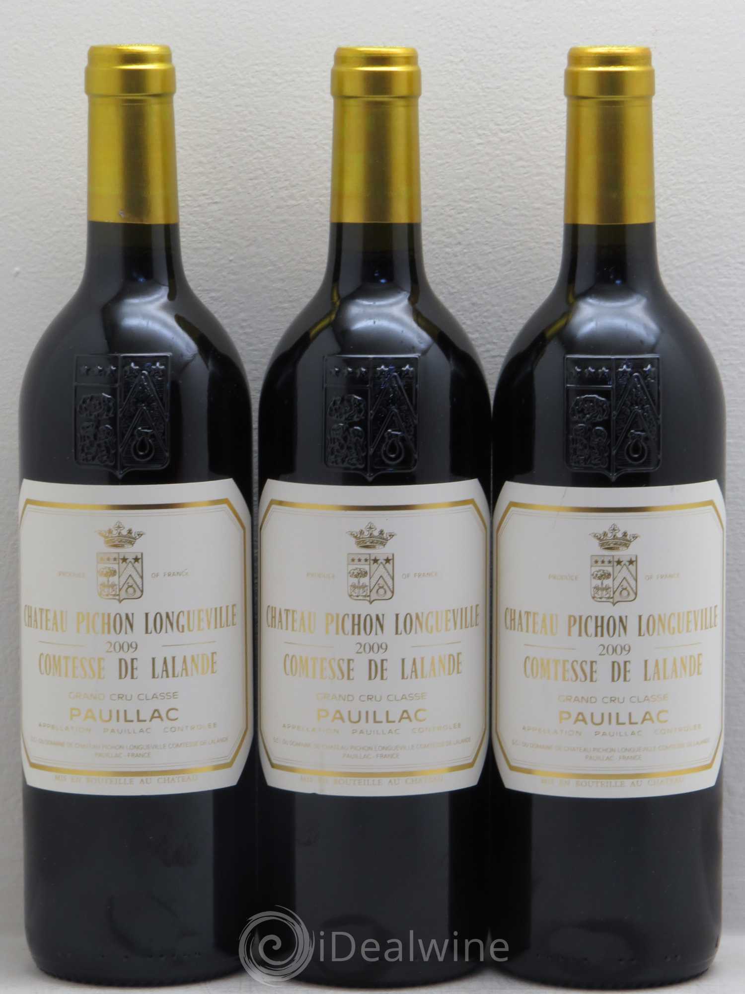 Château Pichon Longueville Comtesse de Lalande 2ème Grand Cru Classé 2009 - Lot de 3 bouteilles - 0