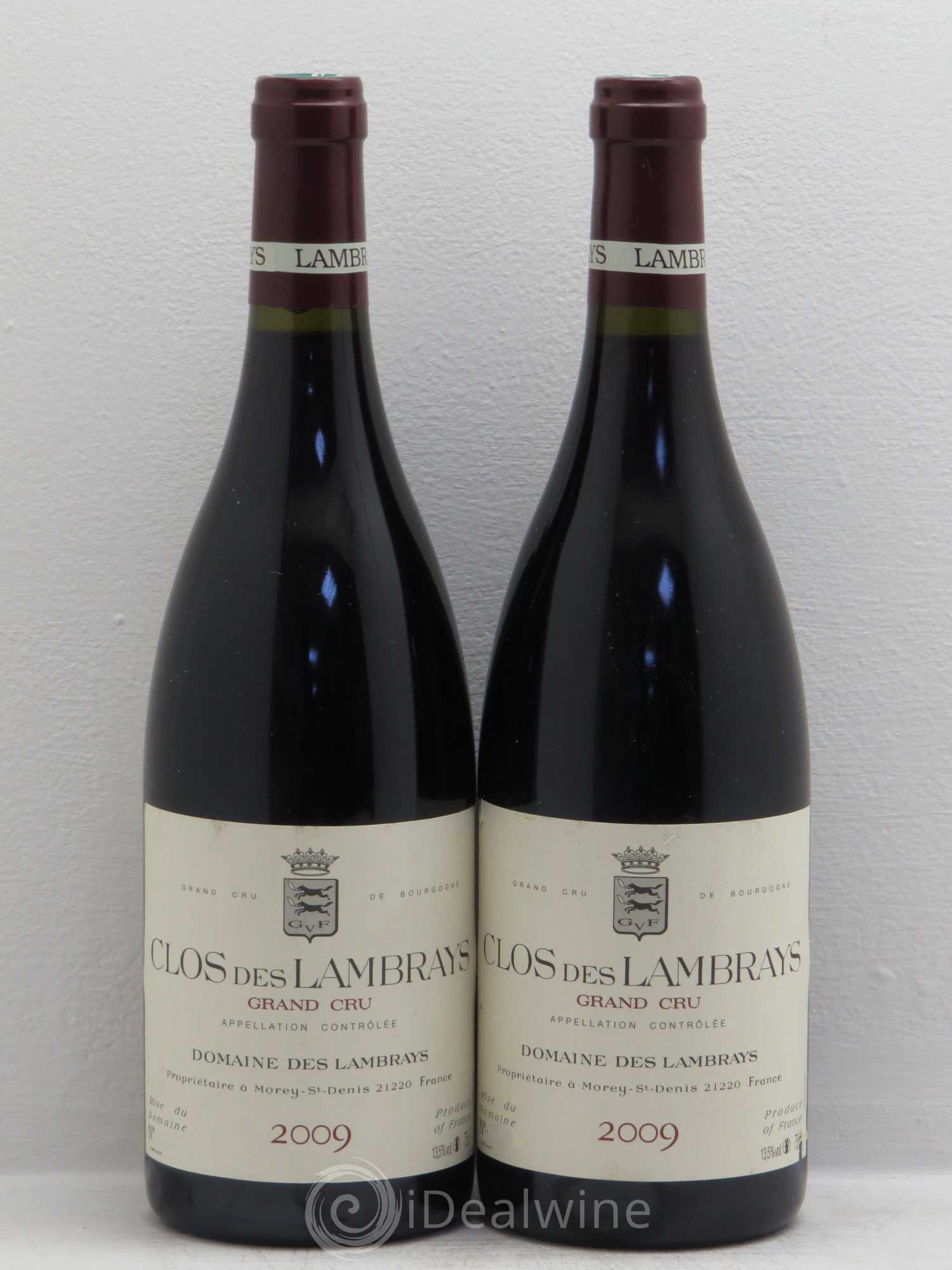 Clos des Lambrays Grand Cru Domaine des Lambrays 2009 - Lot de 2 bouteilles - 0