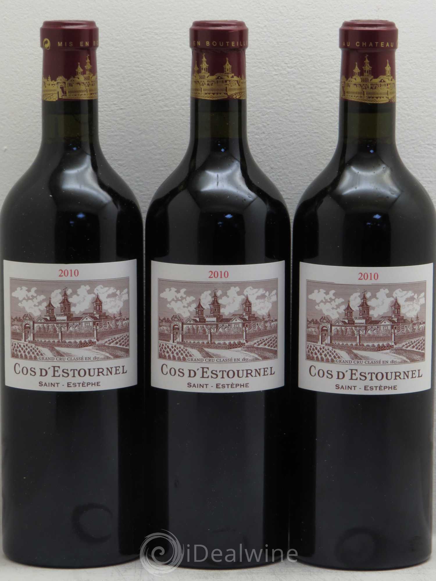 Cos d'Estournel 2ème Grand Cru Classé 2010 - Lot de 3 bouteilles - 0