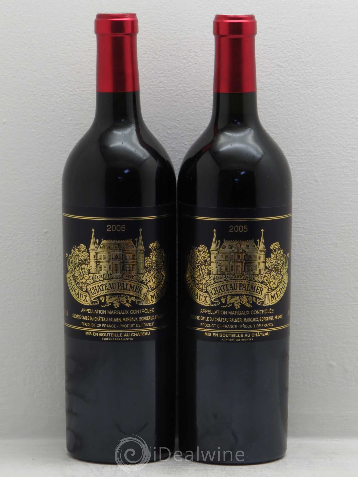 Château Palmer 3ème Grand Cru Classé 2005 - Lot de 2 bouteilles - 0