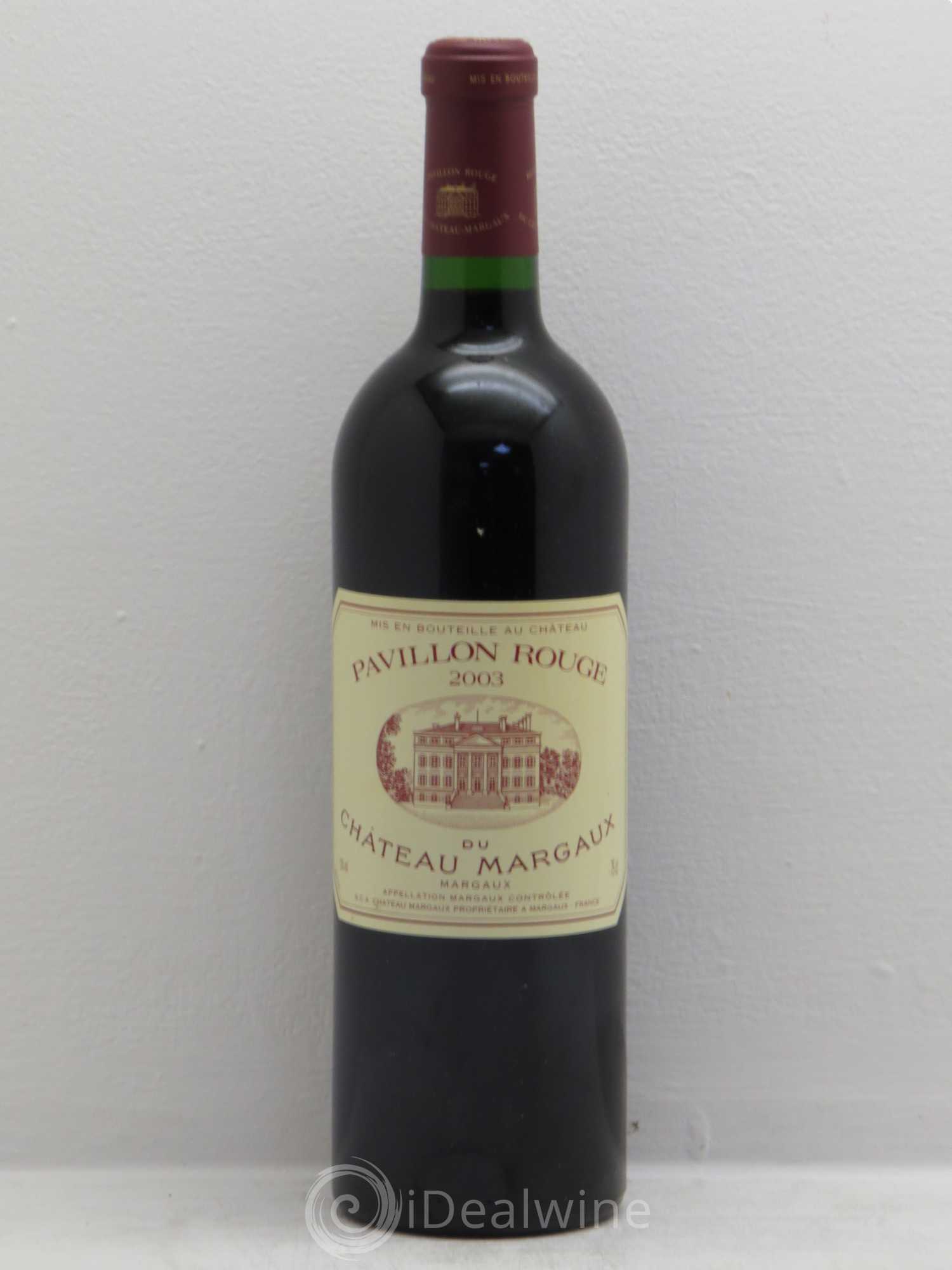 Pavillon Rouge du Château Margaux Second Vin 2003 - Lot de 6 bouteilles - 0