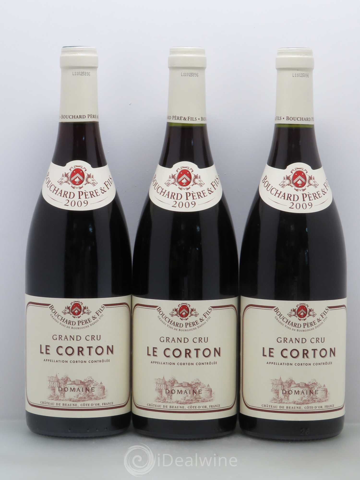 Corton Grand Cru Le Corton Bouchard Père & Fils 2009 - Lot de 3 bouteilles - 0