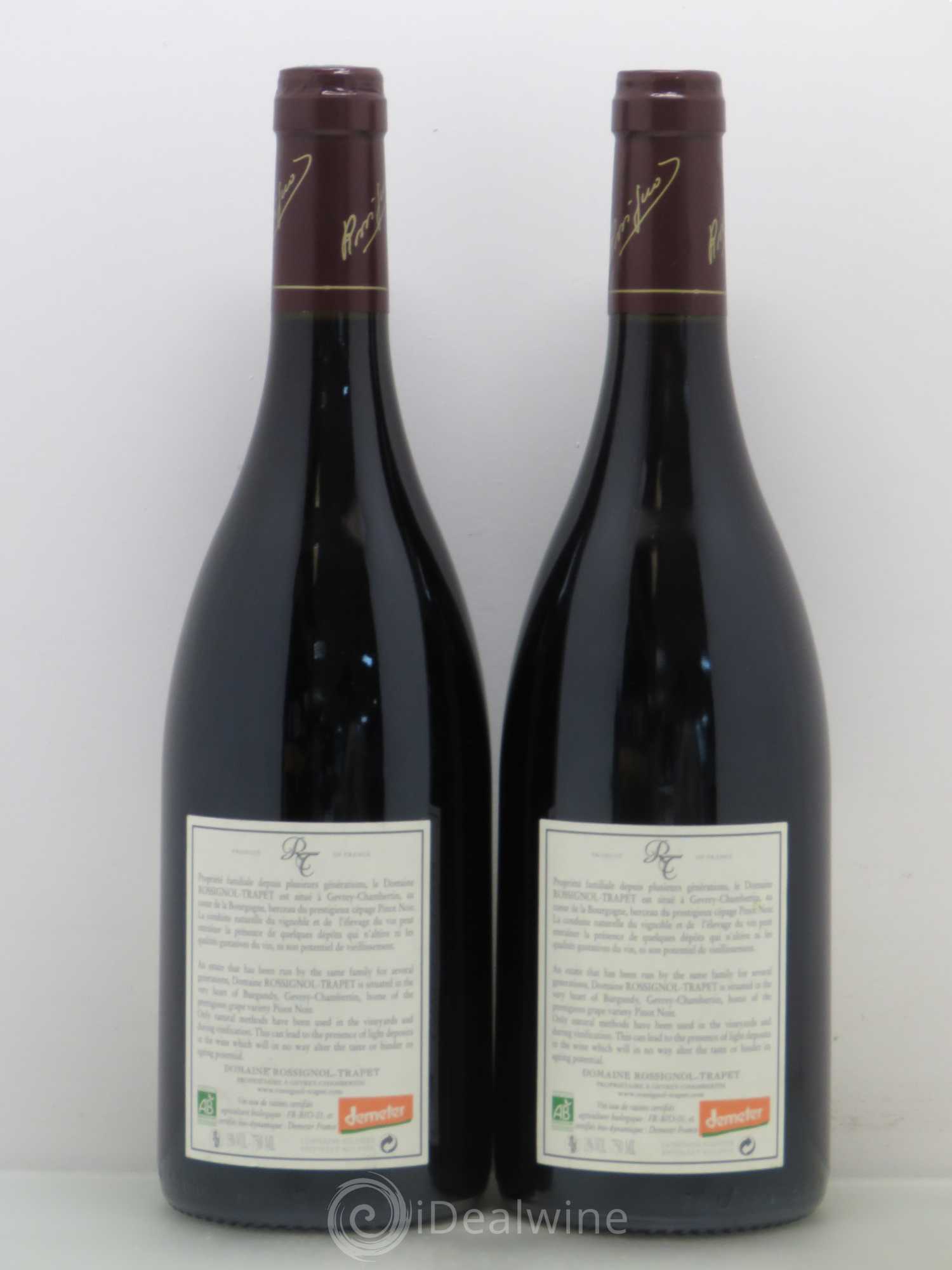Chambertin Grand Cru Rossignol-Trapet (Domaine) 2009 - Lot de 2 bouteilles - 1