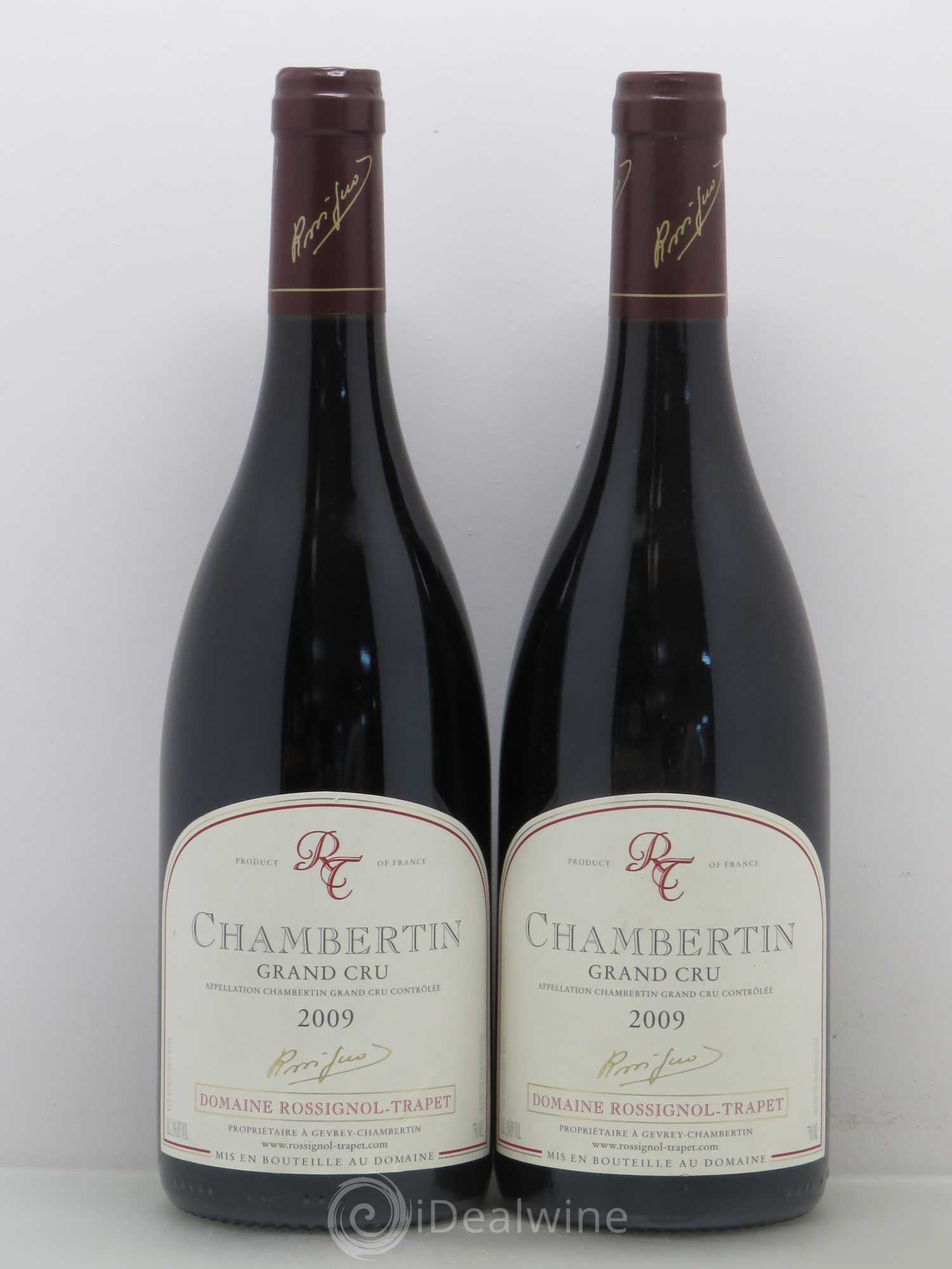 Chambertin Grand Cru Rossignol-Trapet (Domaine) 2009 - Lot de 2 bouteilles - 0