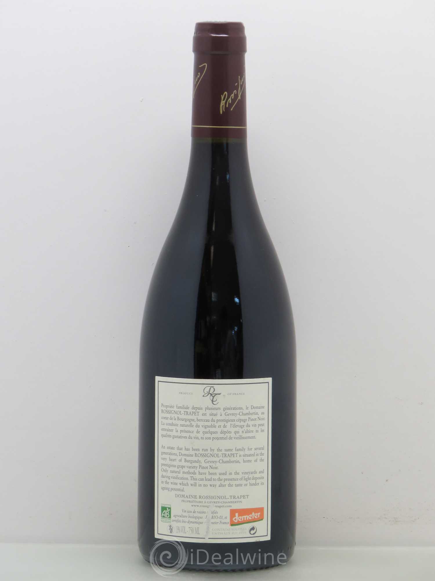 Chambertin Grand Cru Rossignol-Trapet (Domaine) 2009 - Lot de 1 bouteille - 1