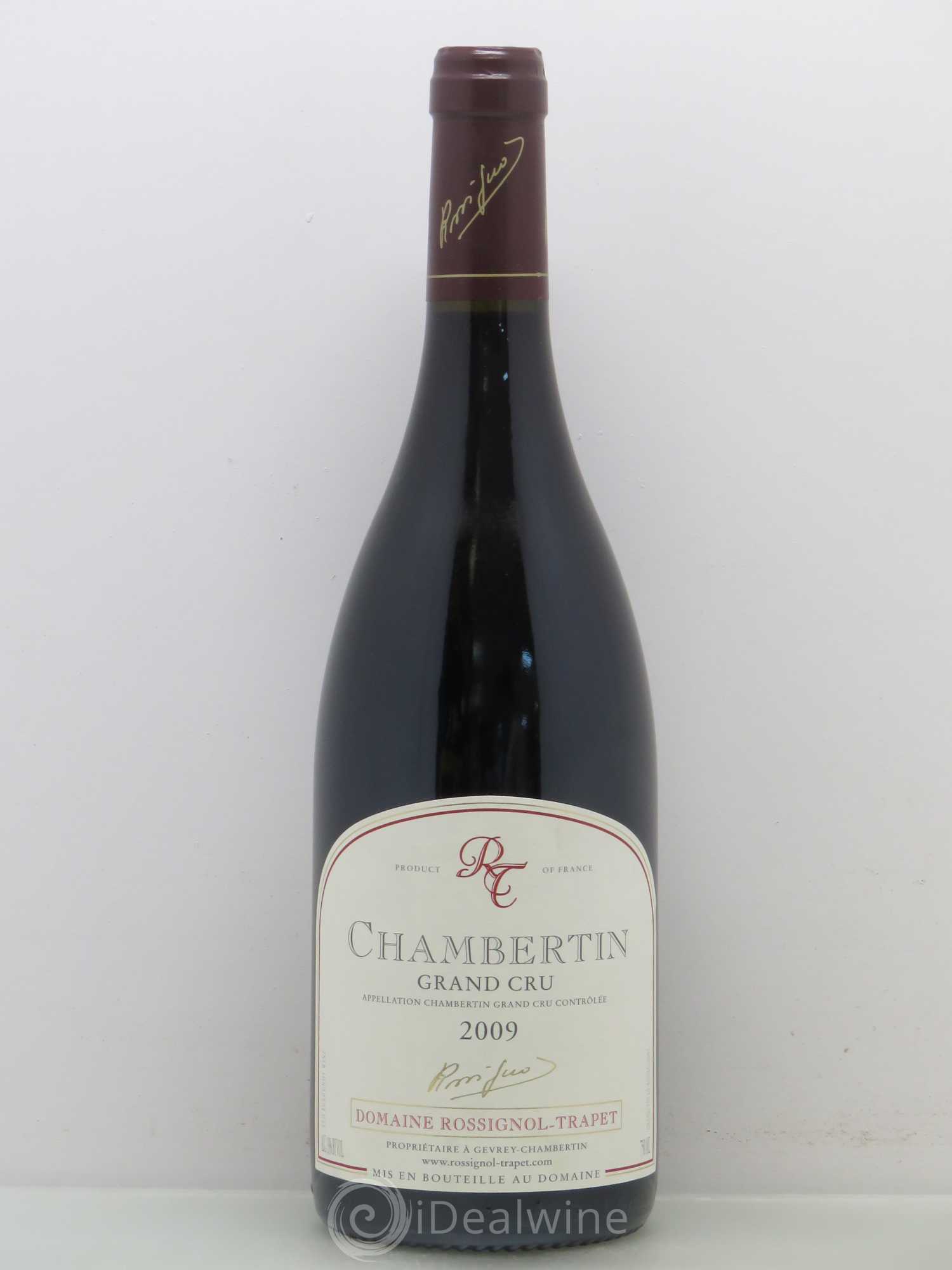 Chambertin Grand Cru Rossignol-Trapet (Domaine) 2009 - Lot de 1 bouteille - 0