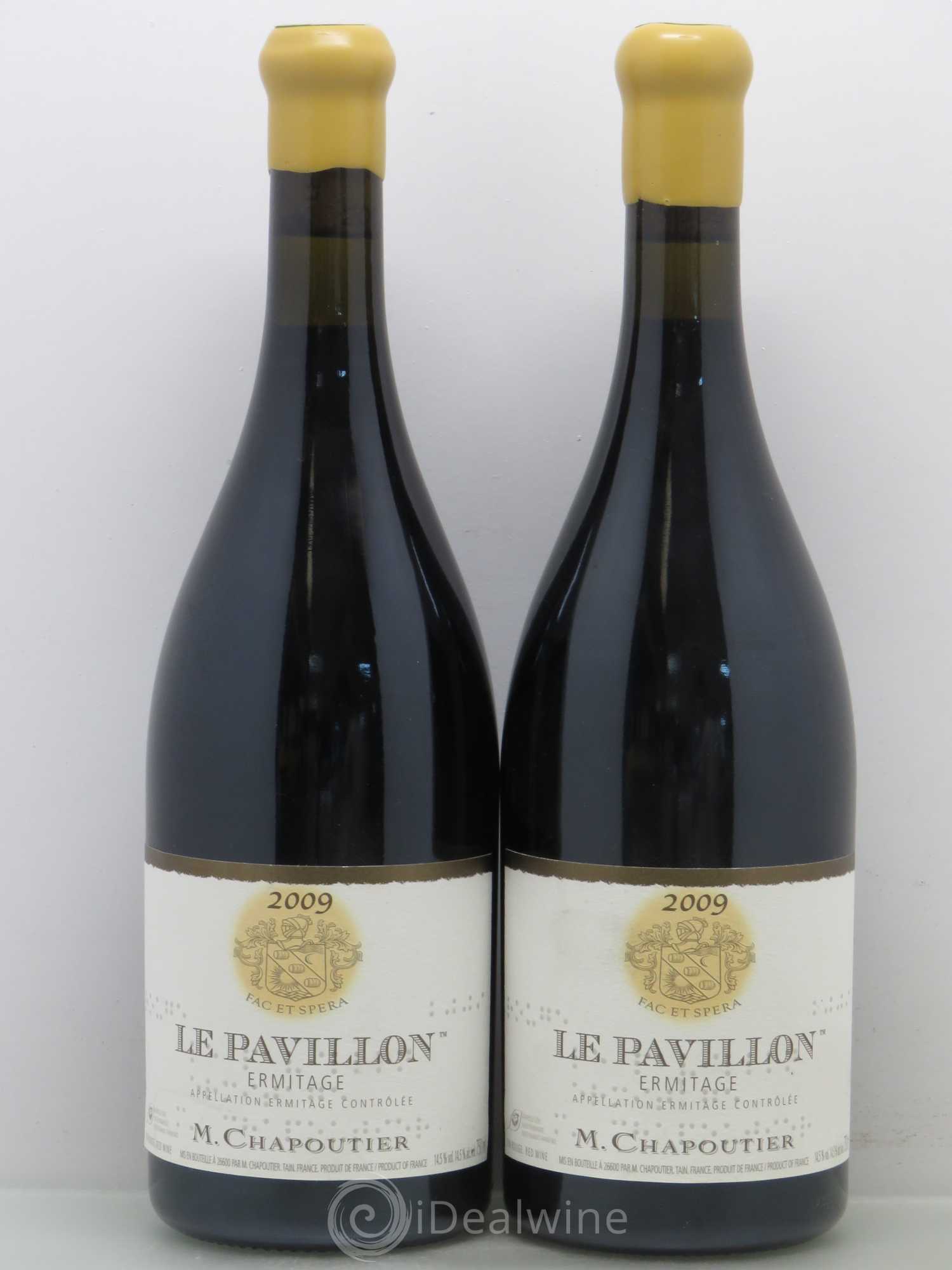Hermitage Ermitage Le Pavillon Chapoutier 2009 - Lot de 2 bouteilles - 0