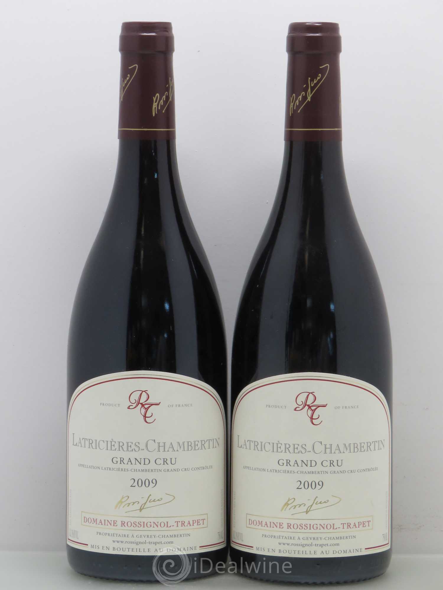 Latricières-Chambertin Grand Cru Rossignol-Trapet (Domaine) 2009 - Lot de 2 bouteilles - 0