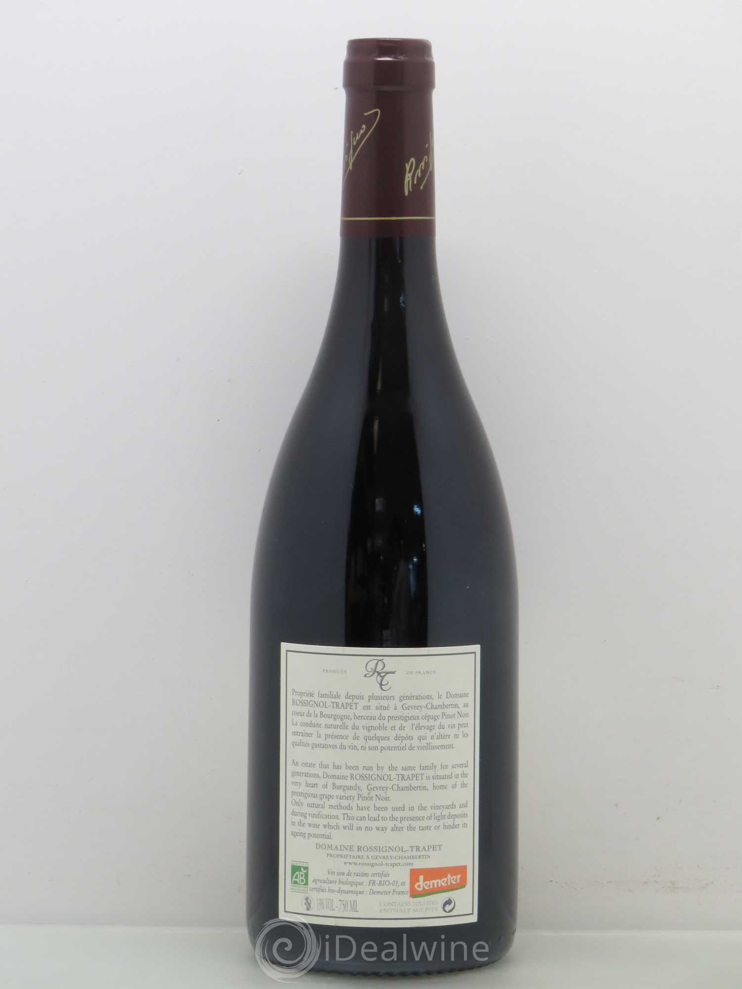 Latricières-Chambertin Grand Cru Rossignol-Trapet (Domaine) 2009 - Lot de 1 bouteille - 1