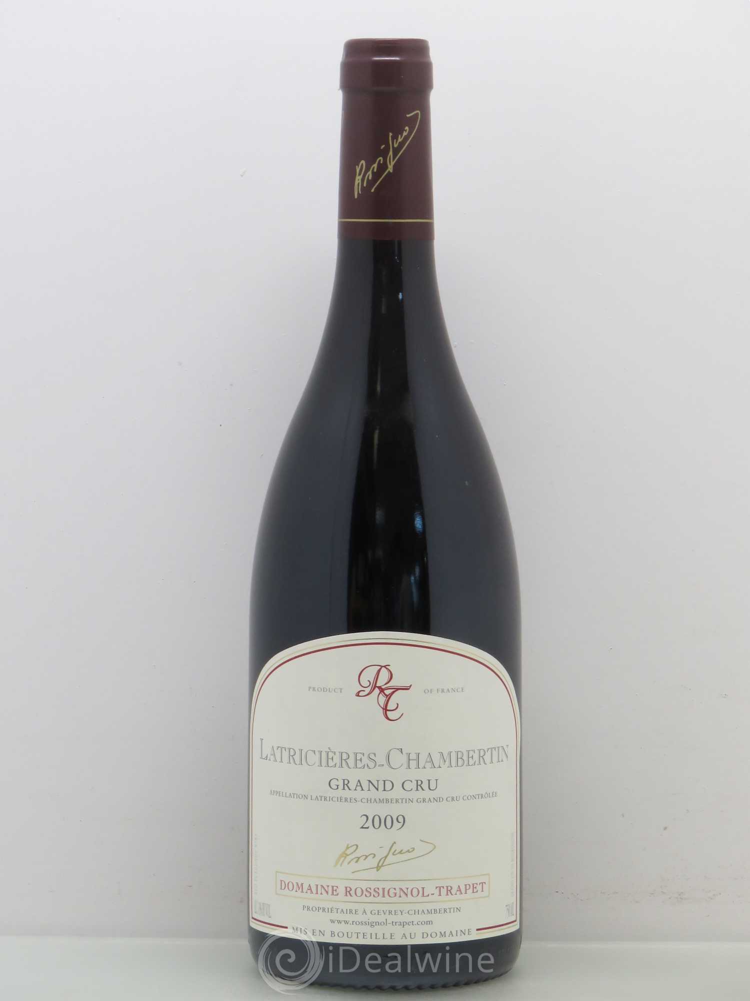 Latricières-Chambertin Grand Cru Rossignol-Trapet (Domaine) 2009 - Lot de 1 bouteille - 0