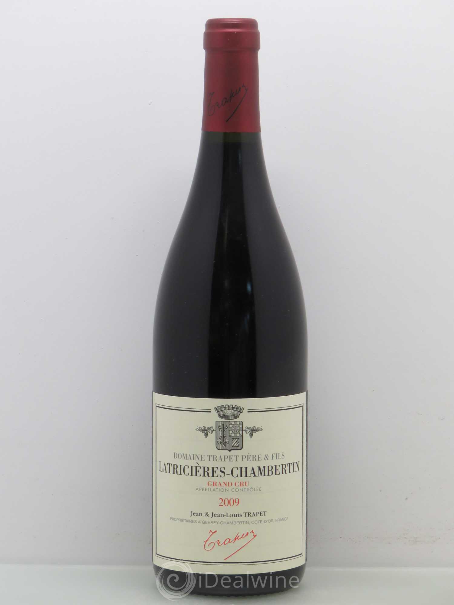 Latricières-Chambertin Grand Cru Domaine Trapet 2009 - Lot de 1 bouteille - 0
