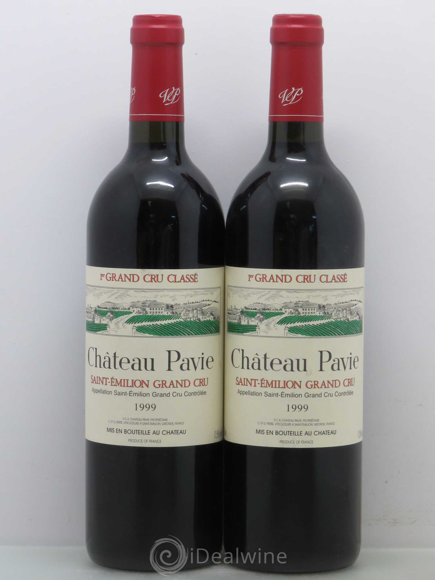 Château Pavie 1er Grand Cru Classé A 1999 - Lot de 2 bouteilles - 0