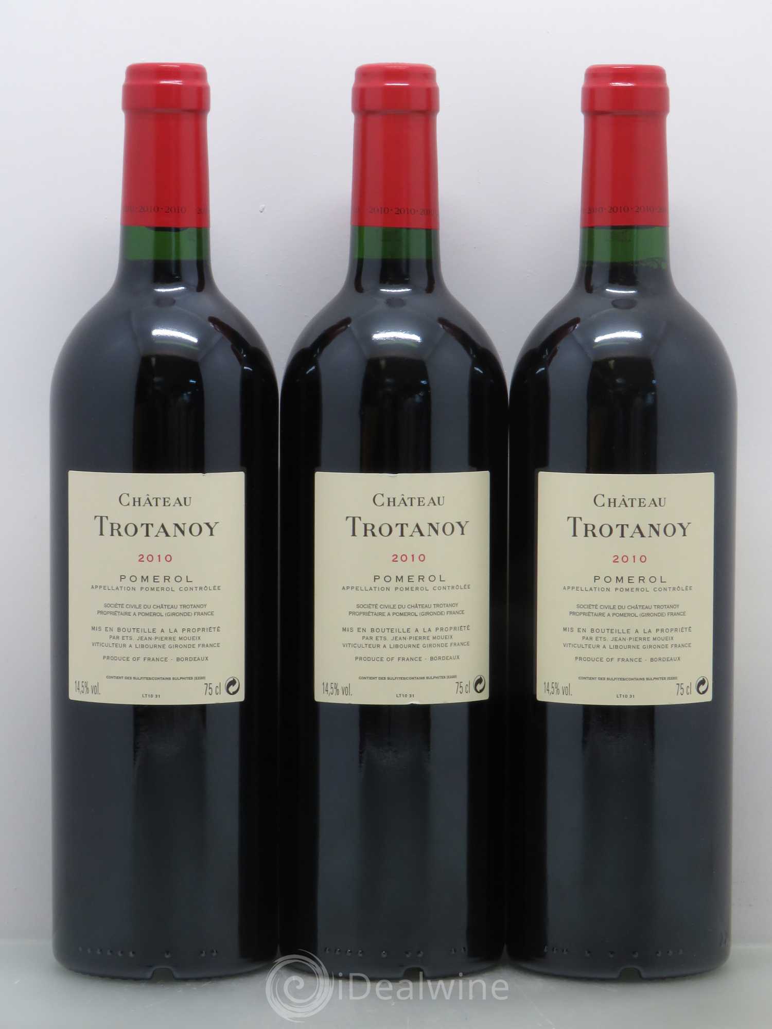 Château Trotanoy 2010 - Lot de 3 bouteilles - 1