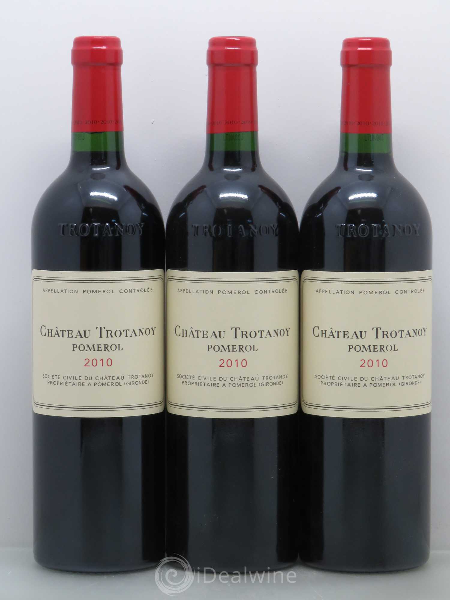 Château Trotanoy 2010 - Lot de 3 bouteilles - 0