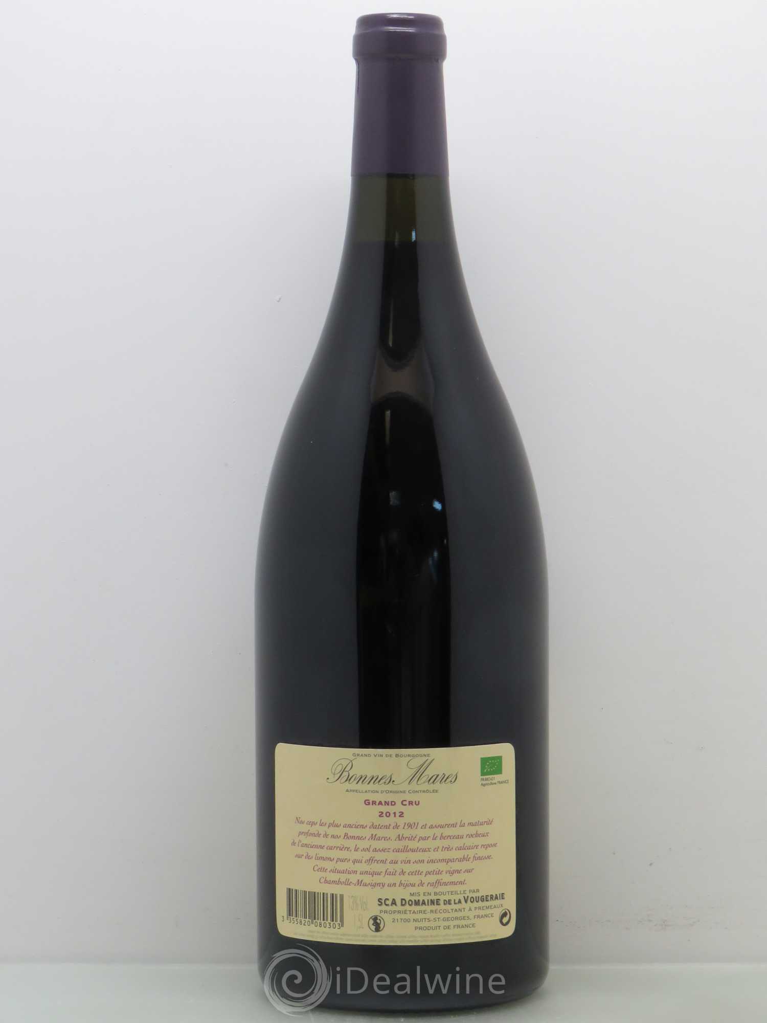 Bonnes-Mares Grand Cru La Vougeraie 2012 - Lot de 1 magnum - 1