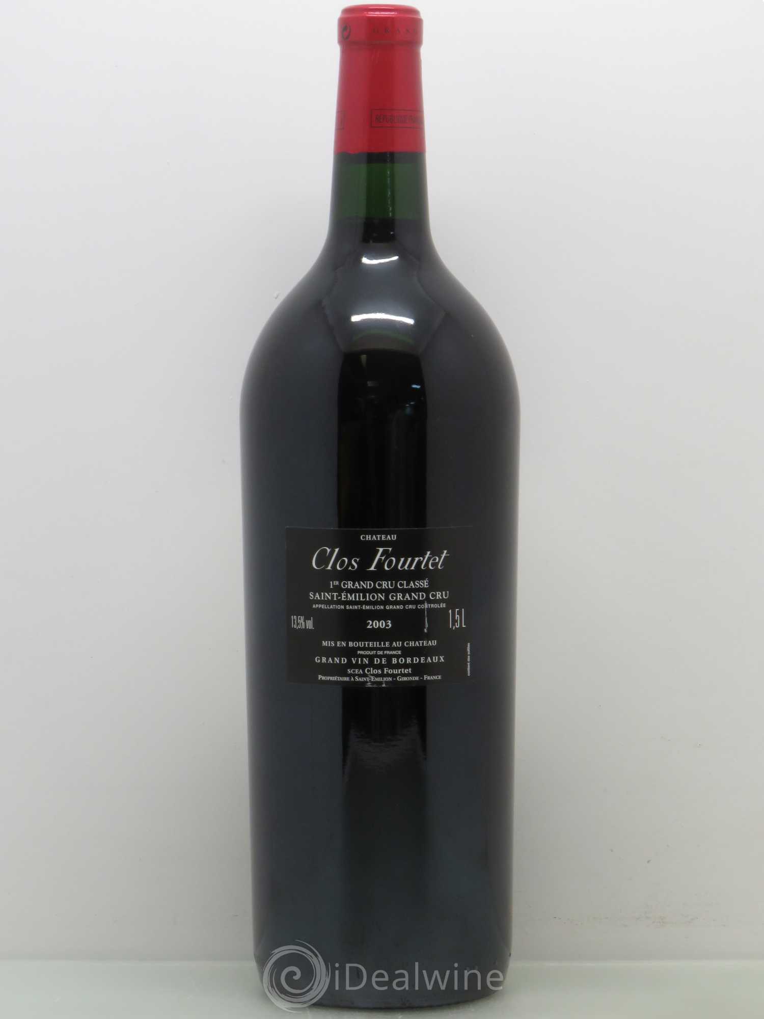 Clos Fourtet 1er Grand Cru Classé B 2003 - Lot de 1 magnum - 1