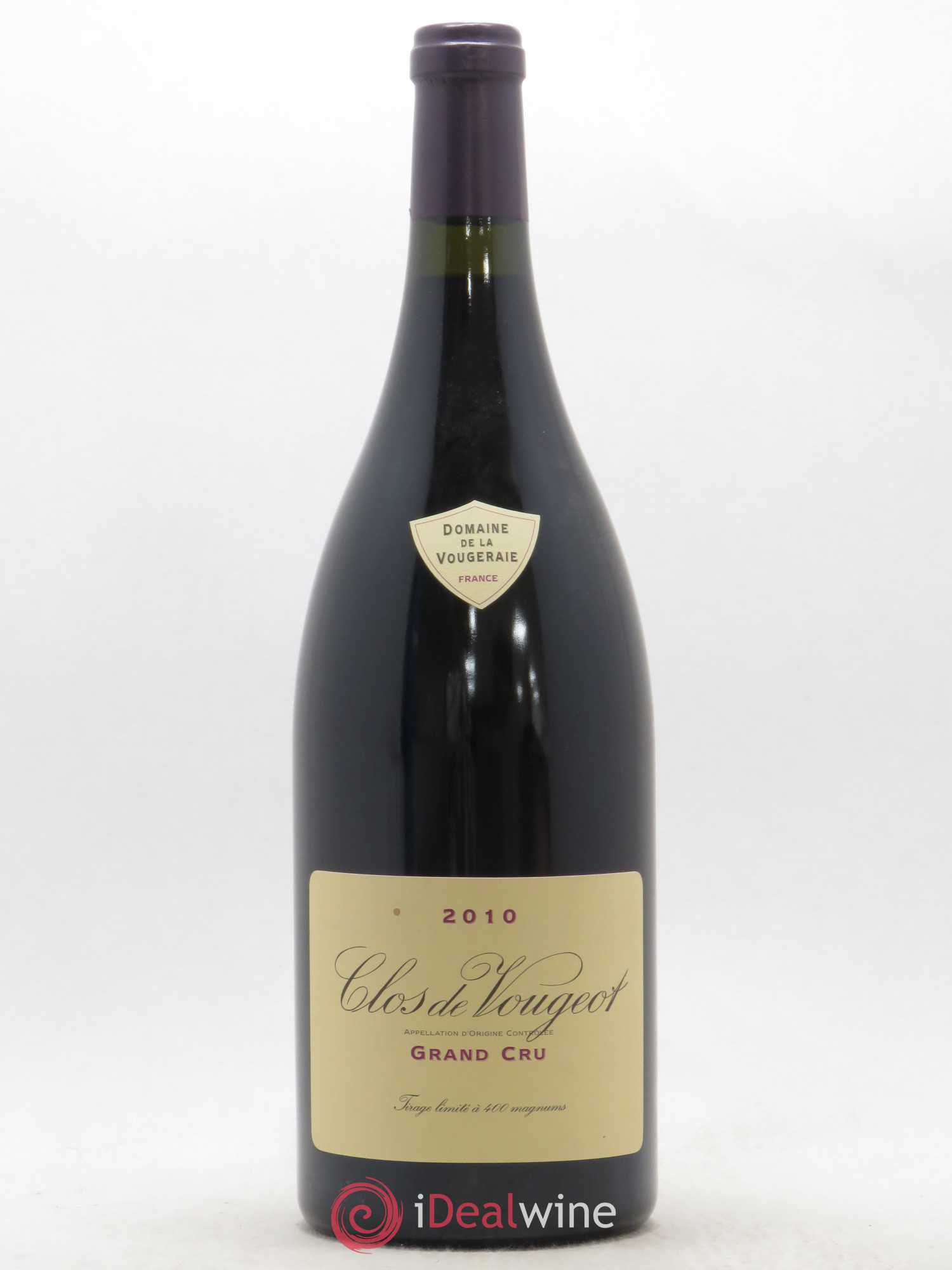 Clos de Vougeot Grand Cru La Vougeraie 2010 - Lot de 1 magnum - 0