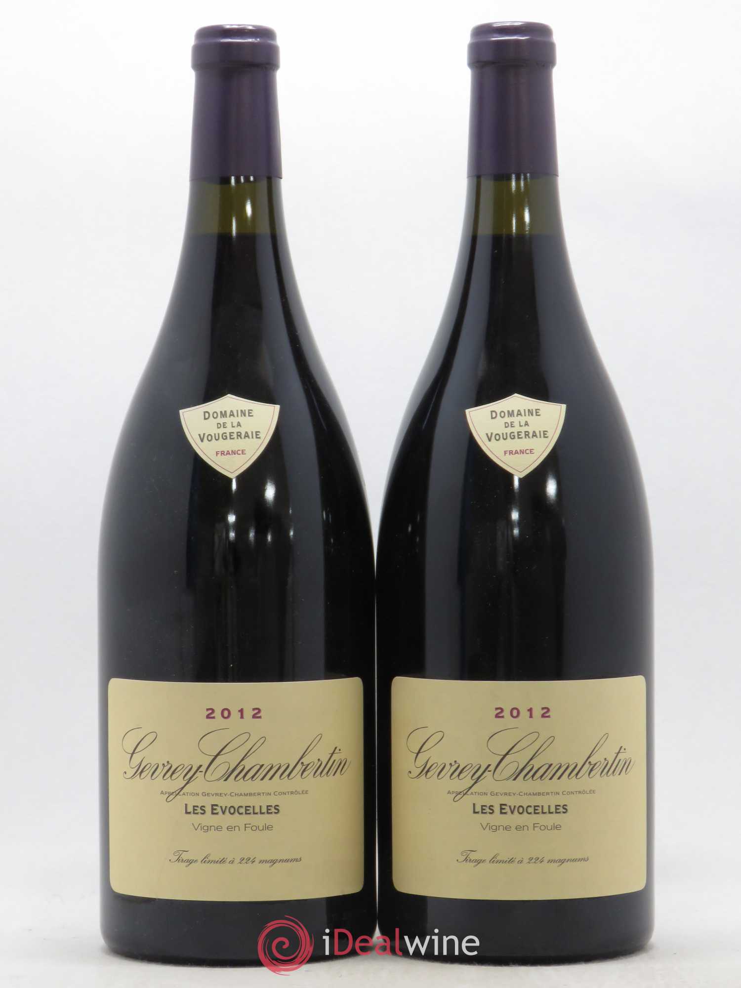 Gevrey-Chambertin Les Evocelles Domaine de La Vougeraie 2012 - Posten von 2 Magnum - 0