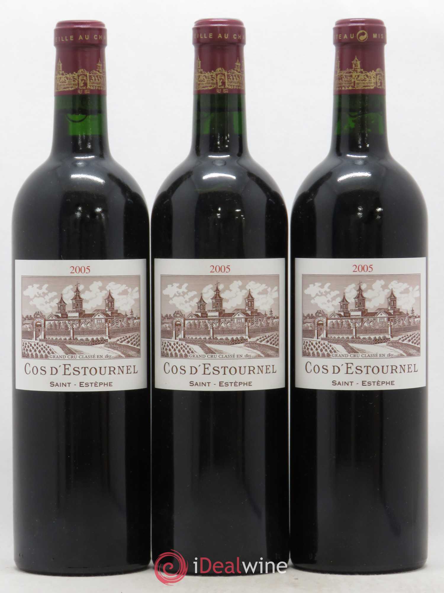 Cos d'Estournel 2ème Grand Cru Classé 2005 - Lot de 3 bouteilles - 0
