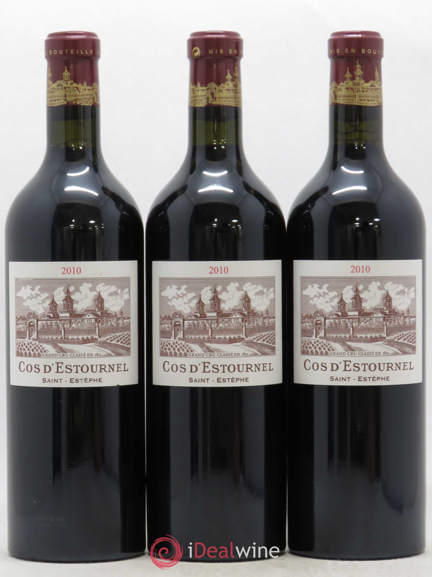Cos d'Estournel 2ème Grand Cru Classé 2010 - Lot de 3 bouteilles - 0