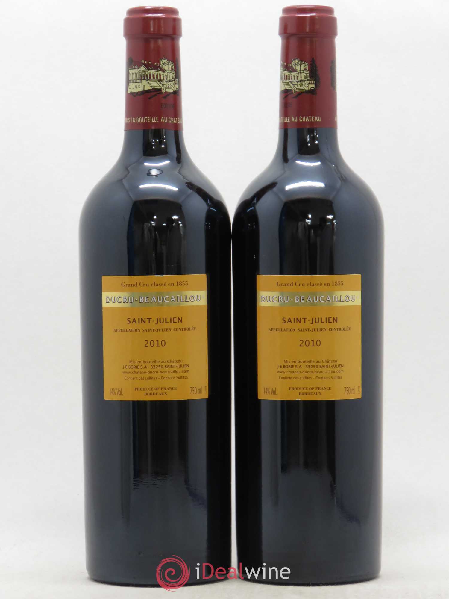 Château Ducru Beaucaillou 2ème Grand Cru Classé 2010 - Lot de 2 bouteilles - 1