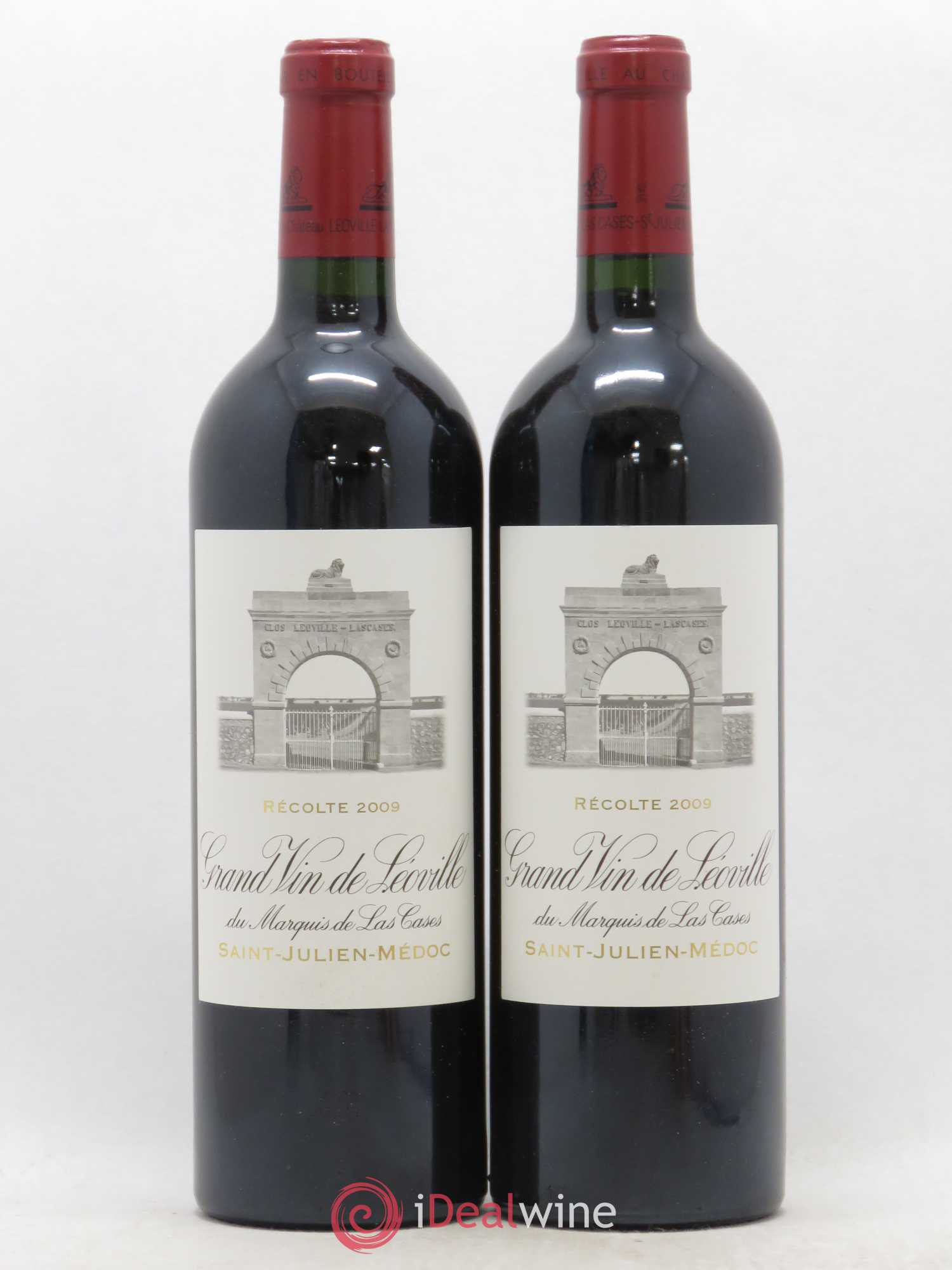 Château Léoville Las Cases 2ème Grand Cru Classé 2009 - Lot de 2 bouteilles - 0
