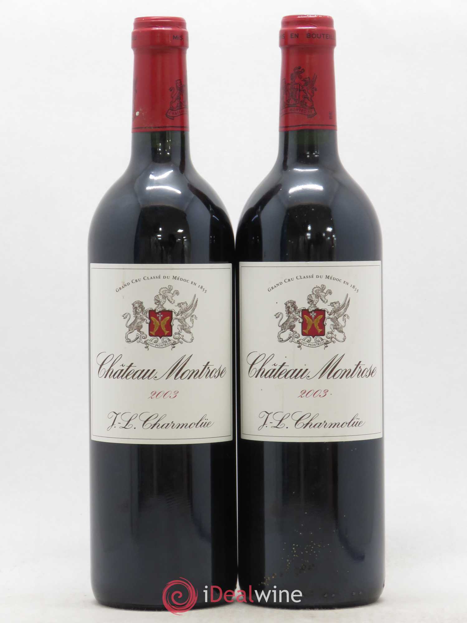 Château Montrose 2ème Grand Cru Classé 2003 - Lot de 2 bouteilles - 0
