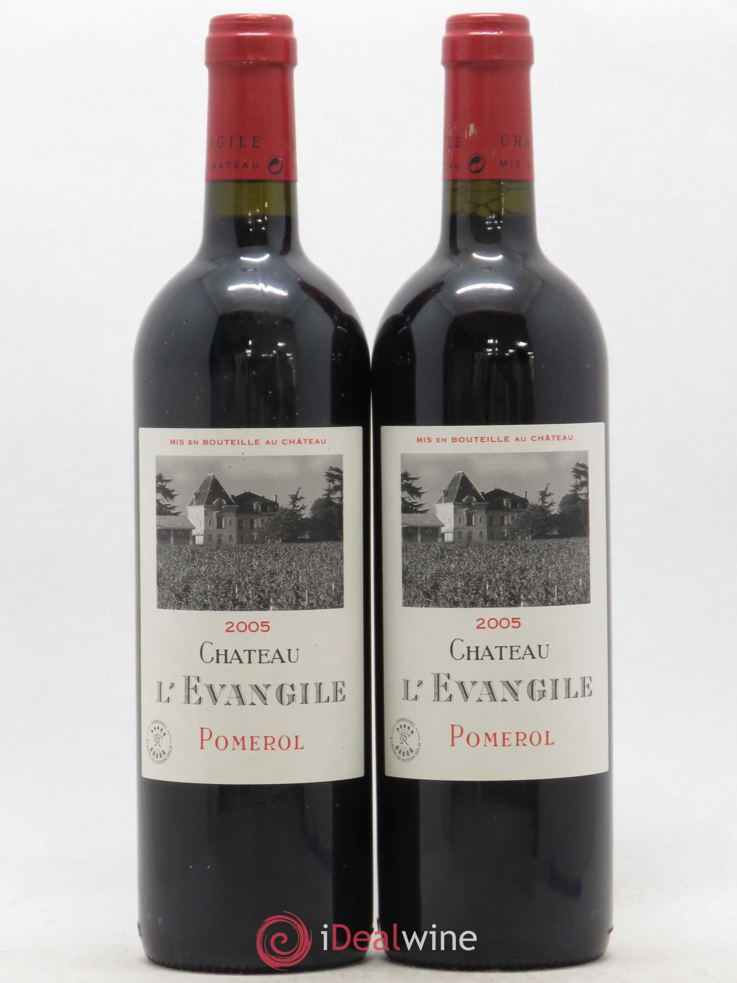 Château l' Évangile 2005 - Lot de 2 bouteilles - 0