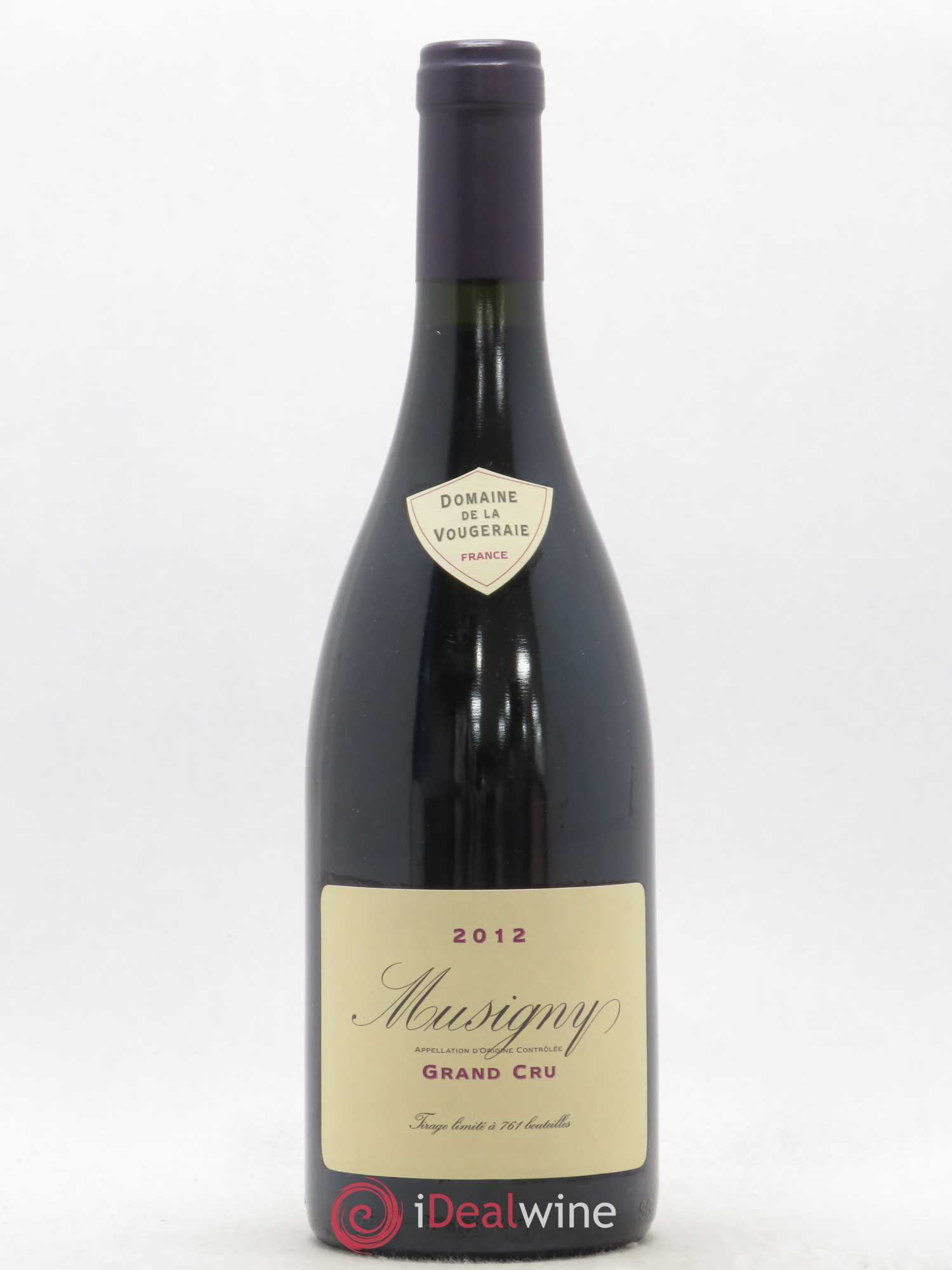Musigny Grand Cru La Vougeraie 2012 - Lot de 1 bouteille - 0